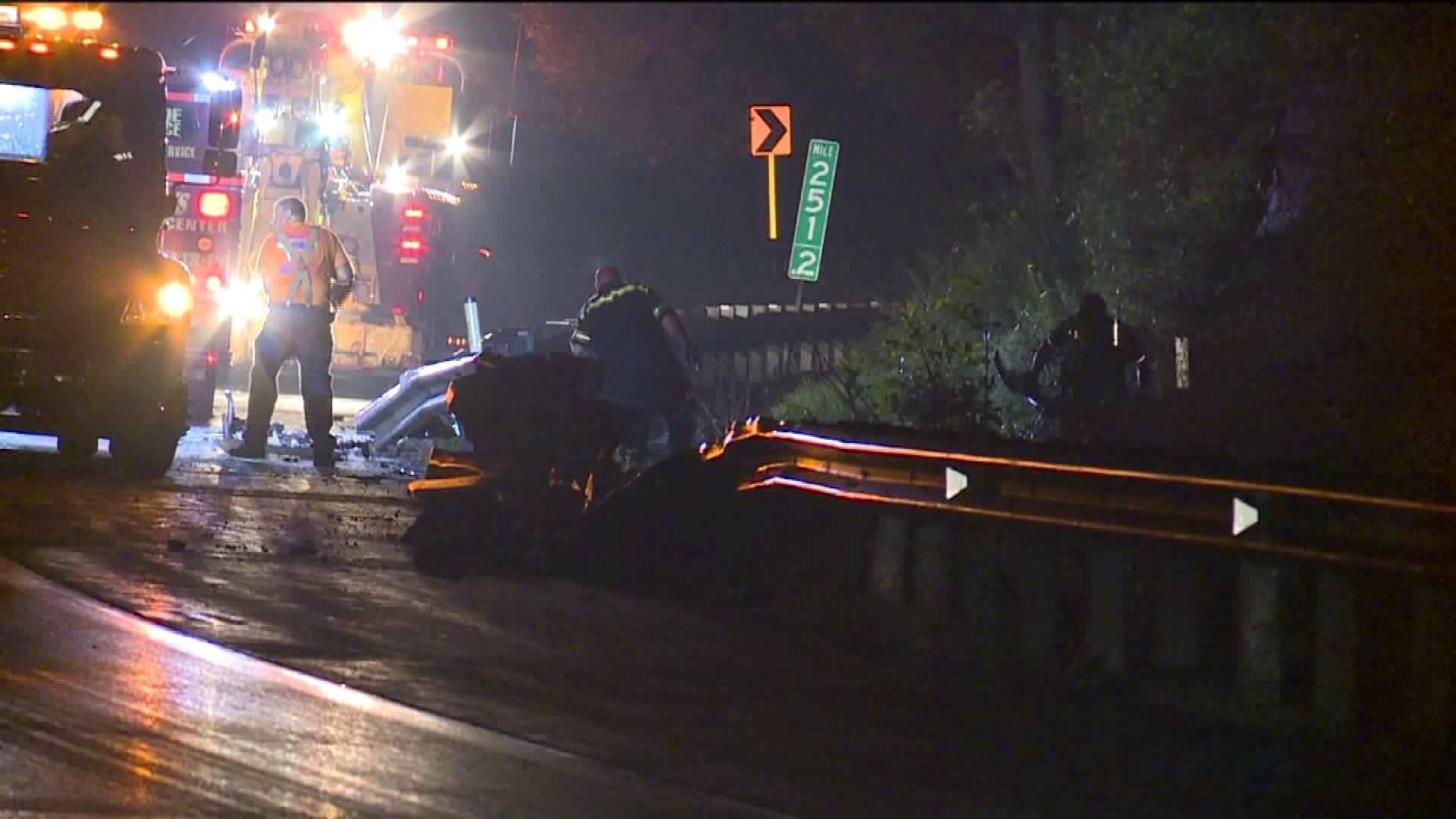 Troopers: Speeding Driver Caused Big Wreck in Luzerne County
