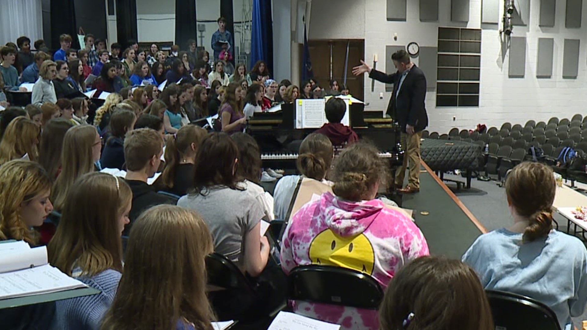 Nearly 200 students are preparing to show off their vocal talents while representing their school in Lackawanna County.