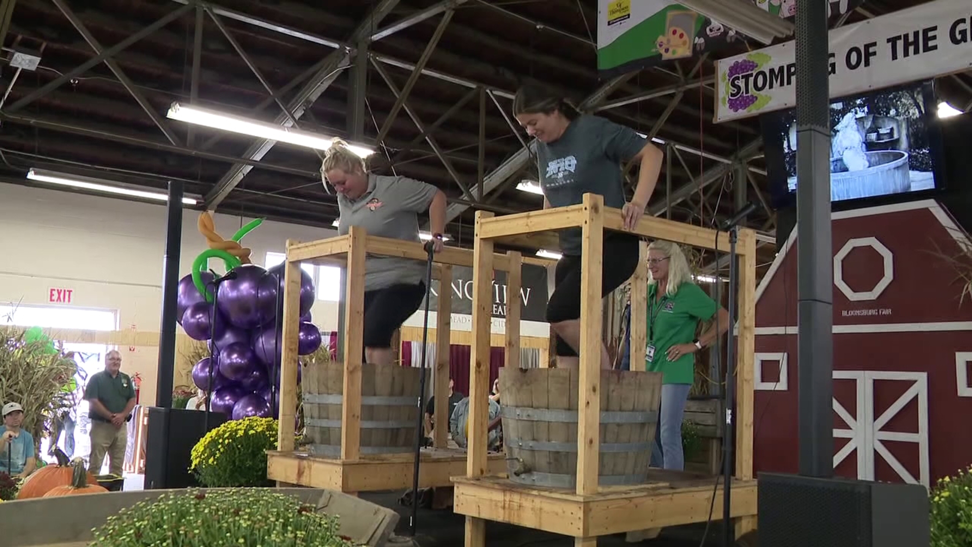 Newswatch 16's Mackenzie Aucker shows the nine-day competition that uses over 700 pounds of grapes from local wineries.