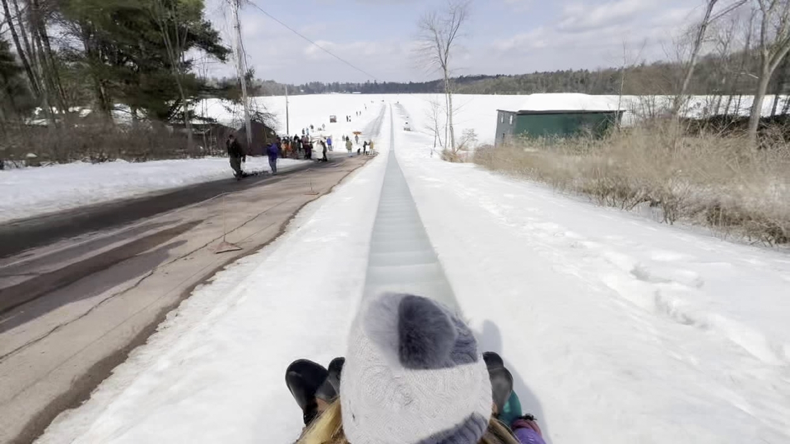Eagles Mere Toboggan Slide | On The Pennsylvania Road