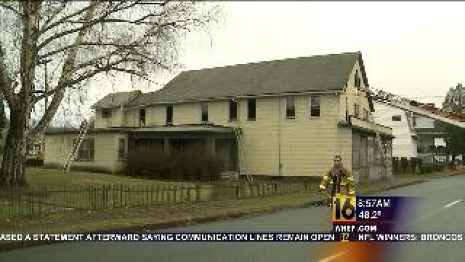 Luzerne County Home Hit By Fire