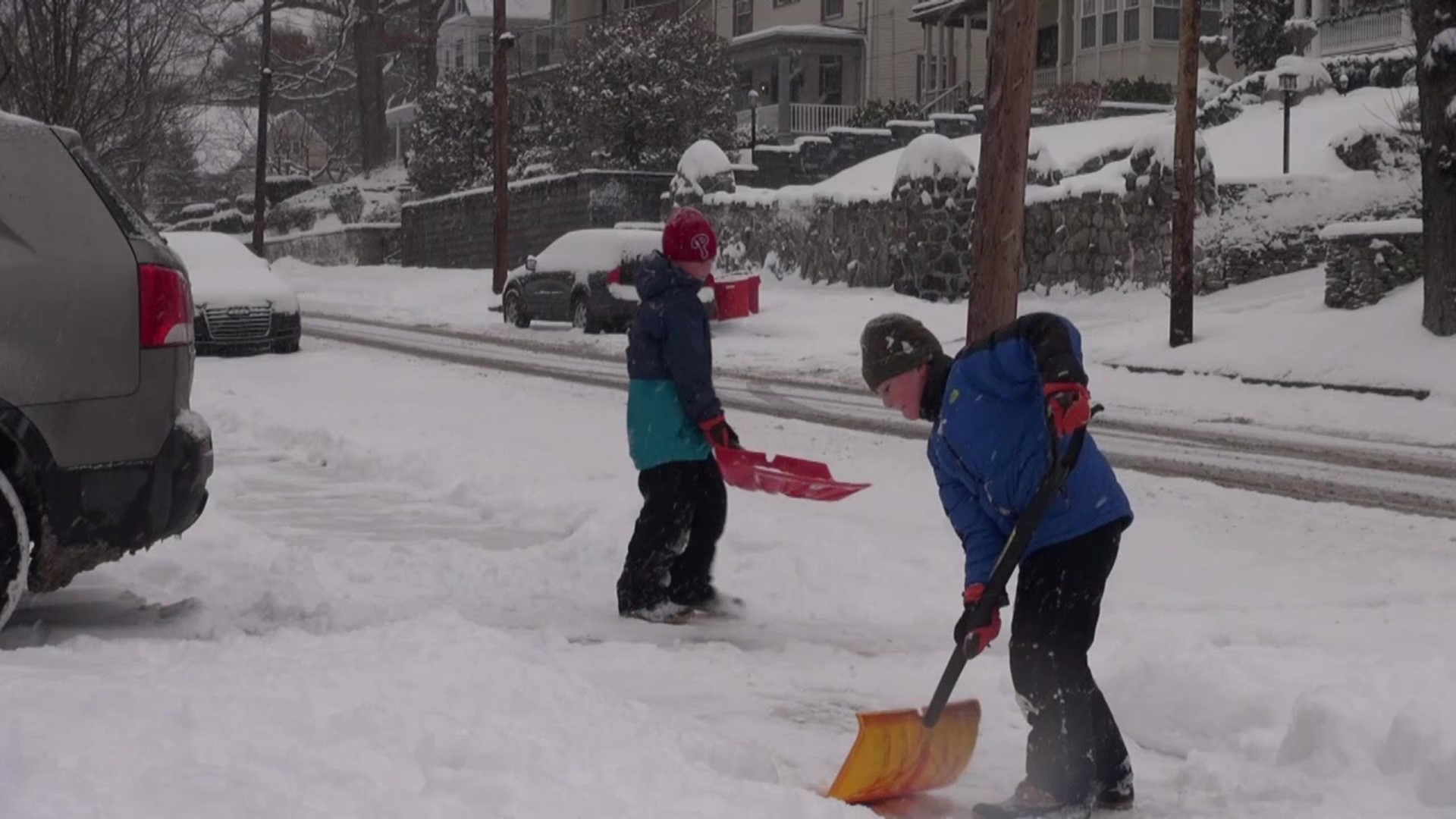 Then digging out again a few hours later.