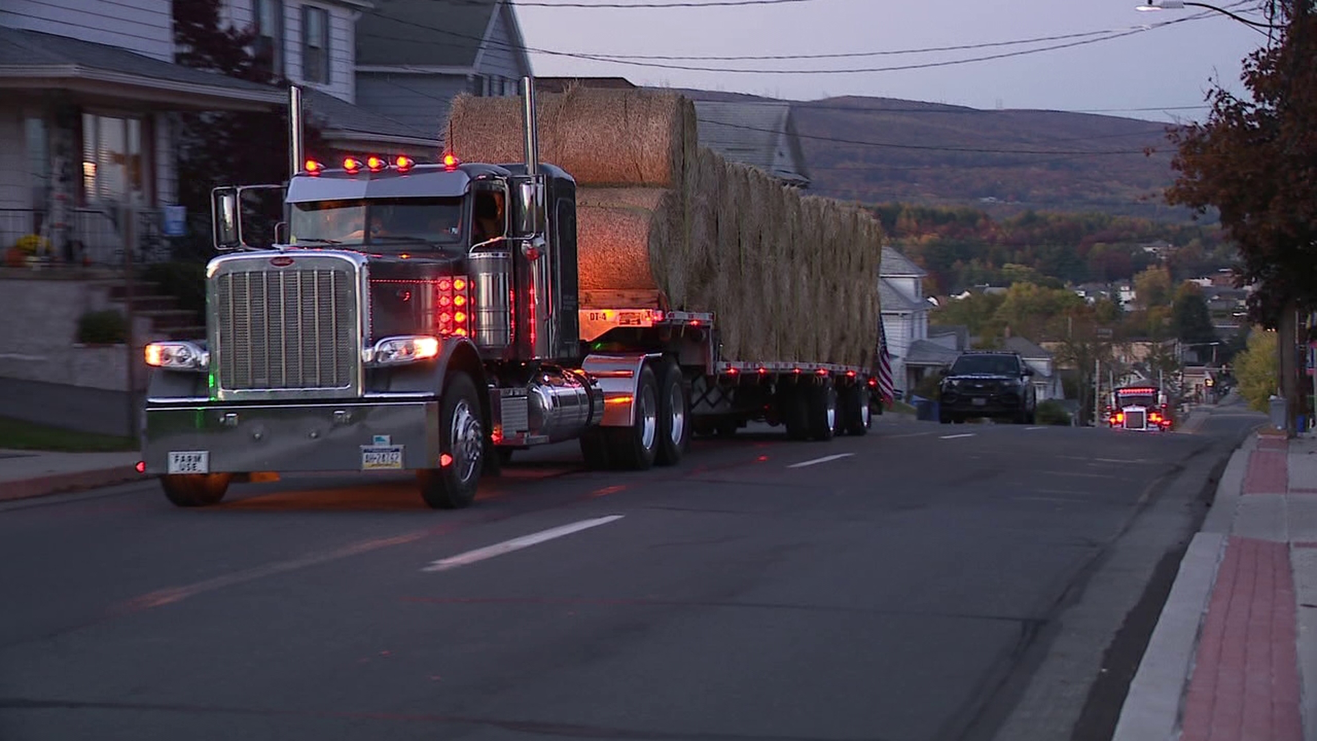 Truck drivers Chad Marushock and Brett Diehl set off on the ten-hour journey to Eastern Tennessee Sunday evening.