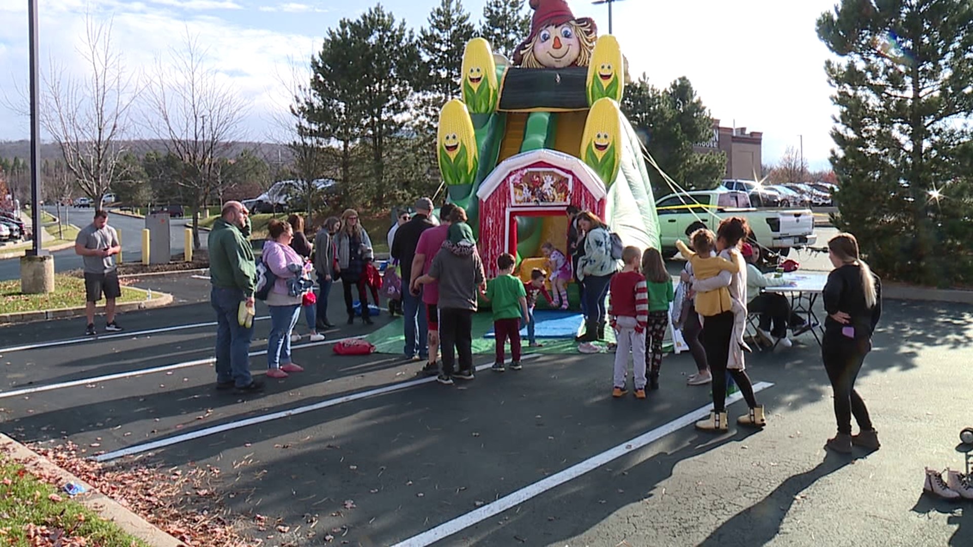Families were welcomed at the Shoppes at Montage Mountain to kick off the holiday season Saturday.