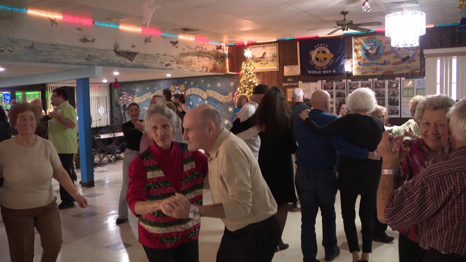 The VFW Post 4909 hosted a Christmas polka on Sunday in Dupont.