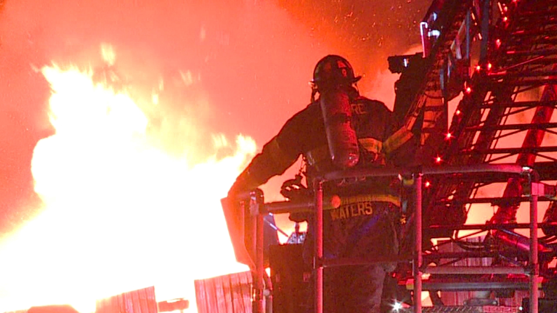 Firefighters braved fire and ice battling early morning blaze in Throop ...