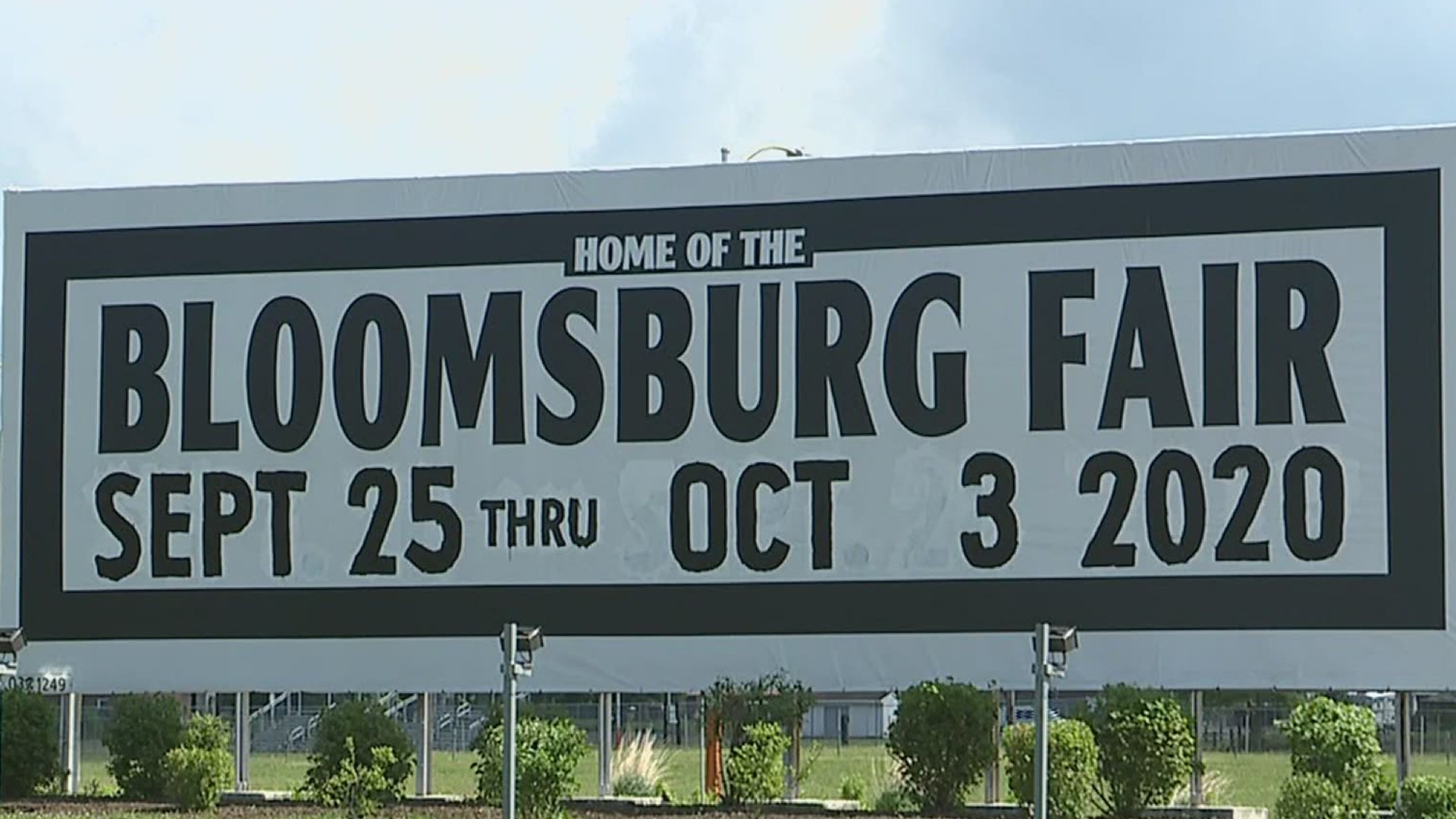 Directors of the Bloomsburg Fair say it won't be as large as usual, but preparations are still underway.