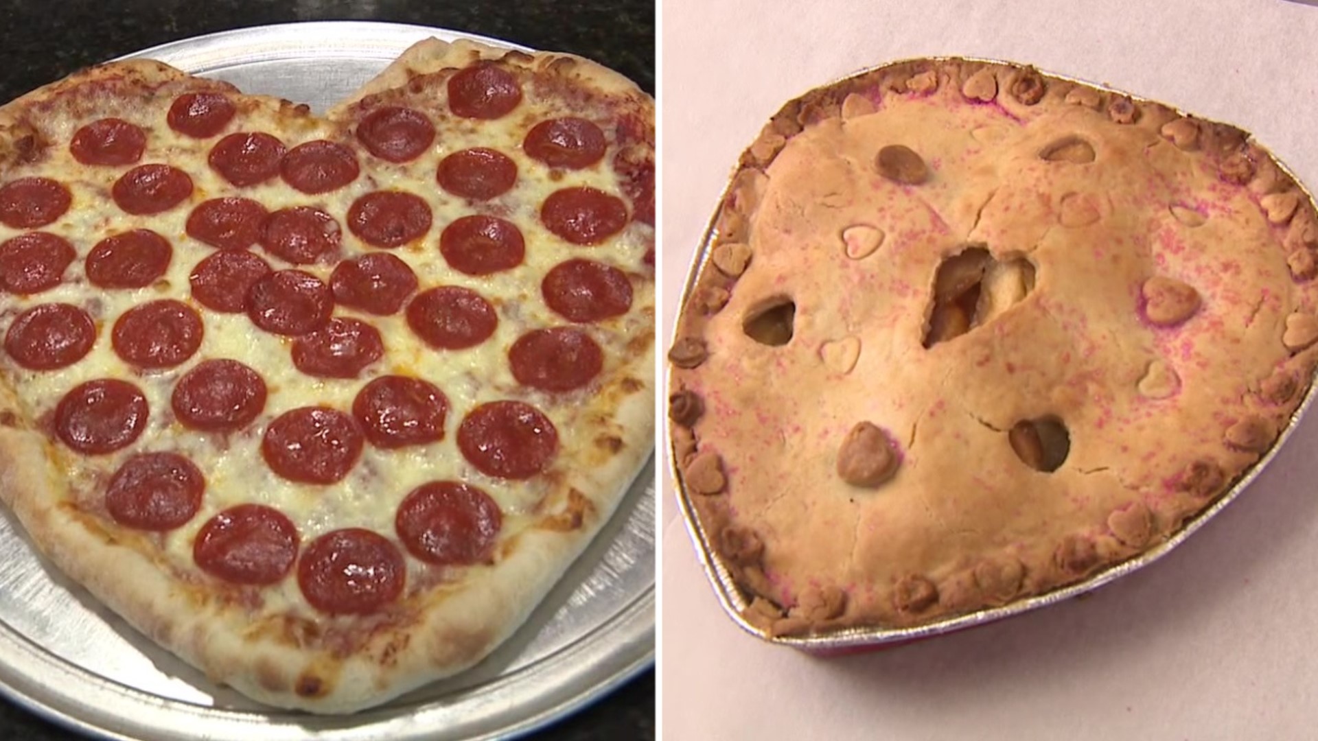 Newswatch 16's Amanda Eustice takes us to a bakery and pizzeria that are offering slices of love.