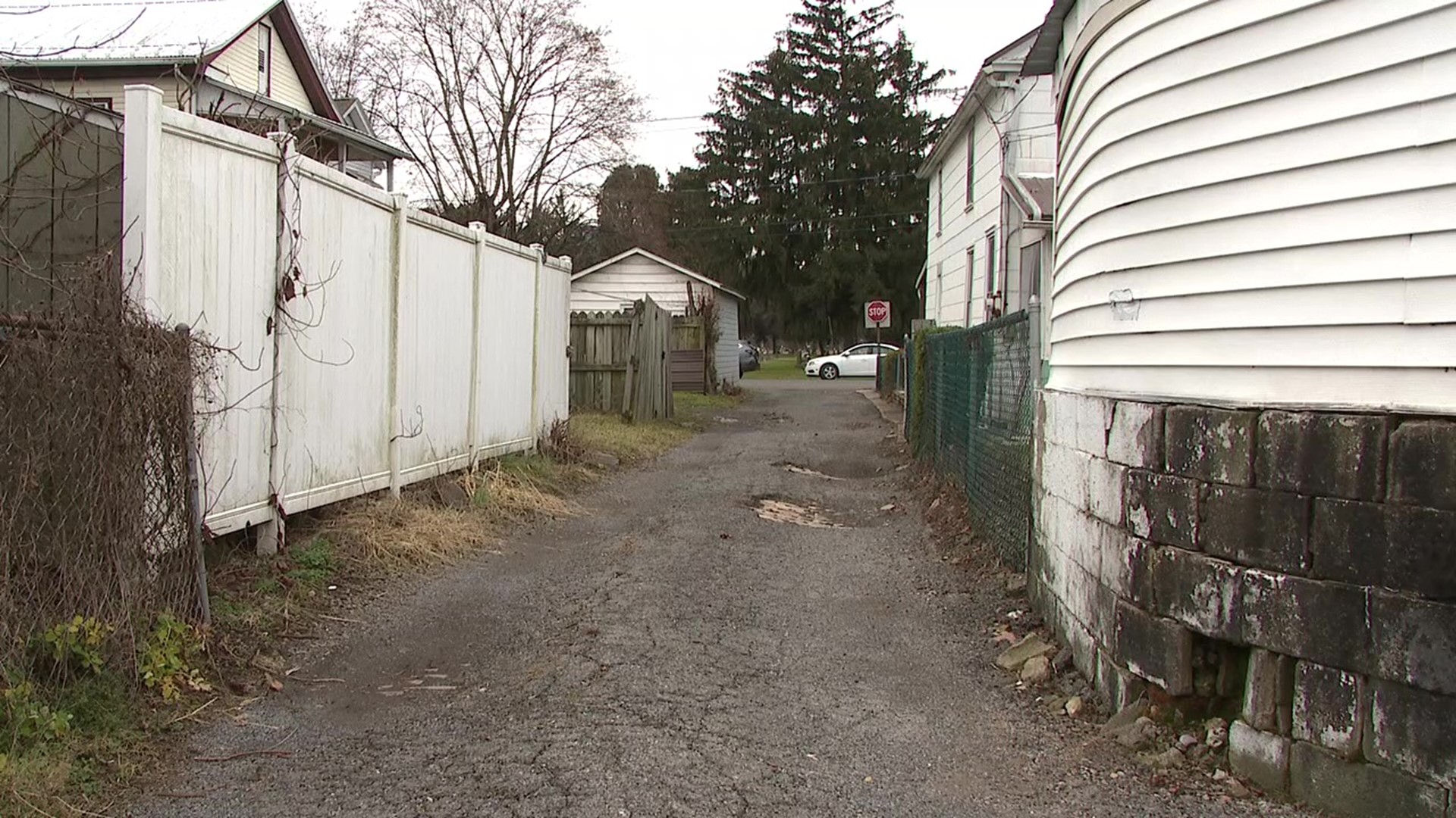 Sunbury is home to quite a few alleys, many of which are unnamed.