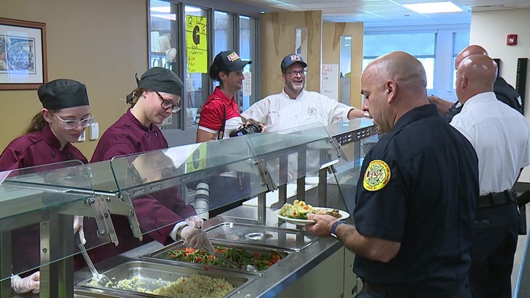 Honoring 9/11: Students feed first responders