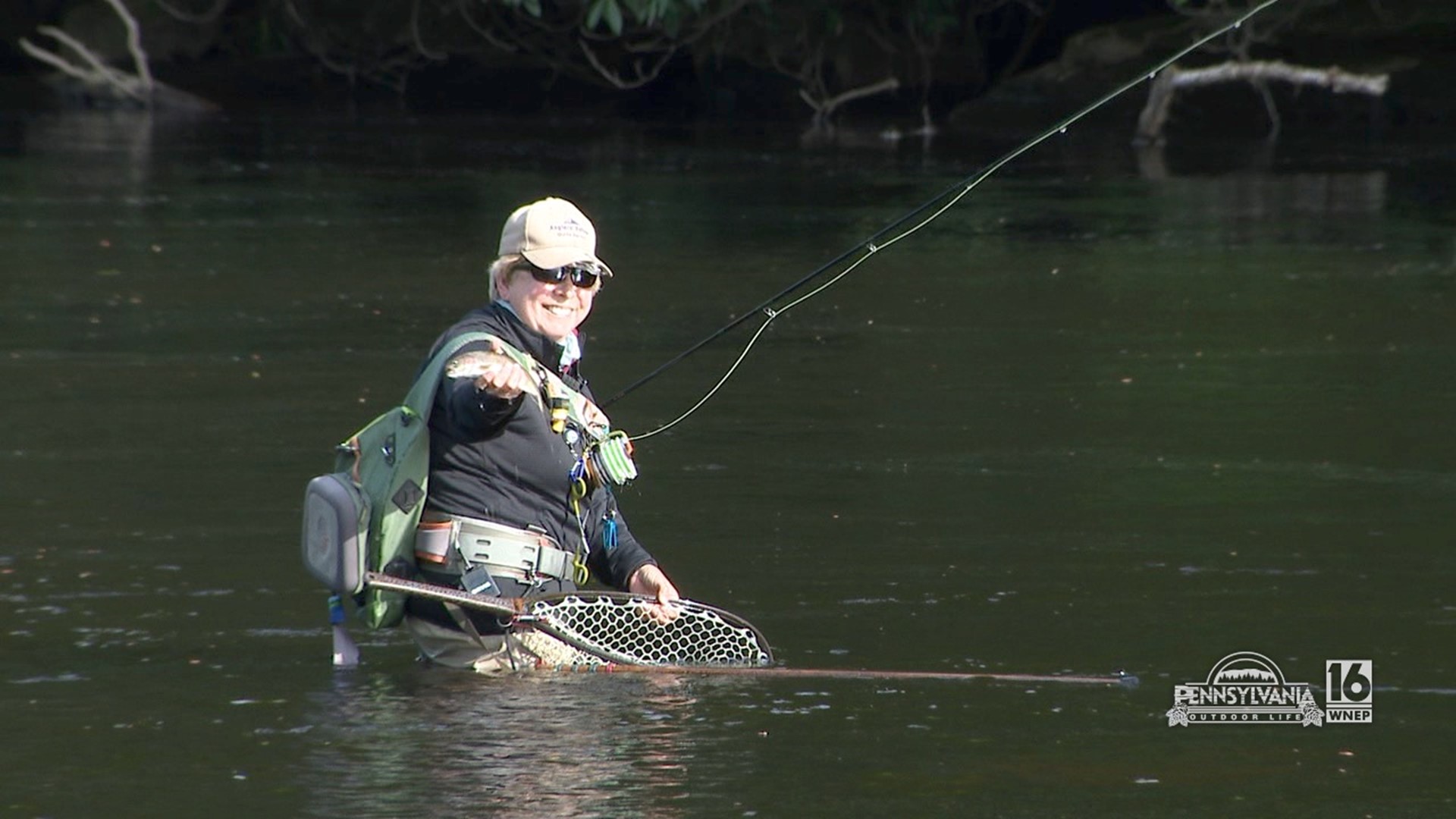 Lehigh River dry fly fishing with an amazing guide.