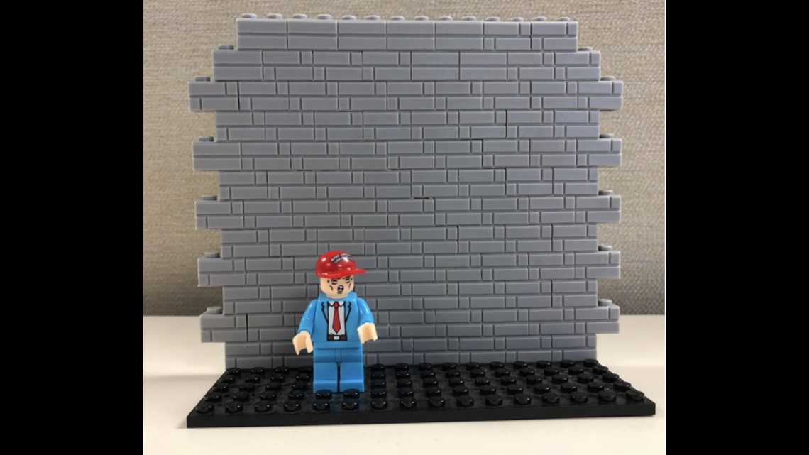 maga blocks wall