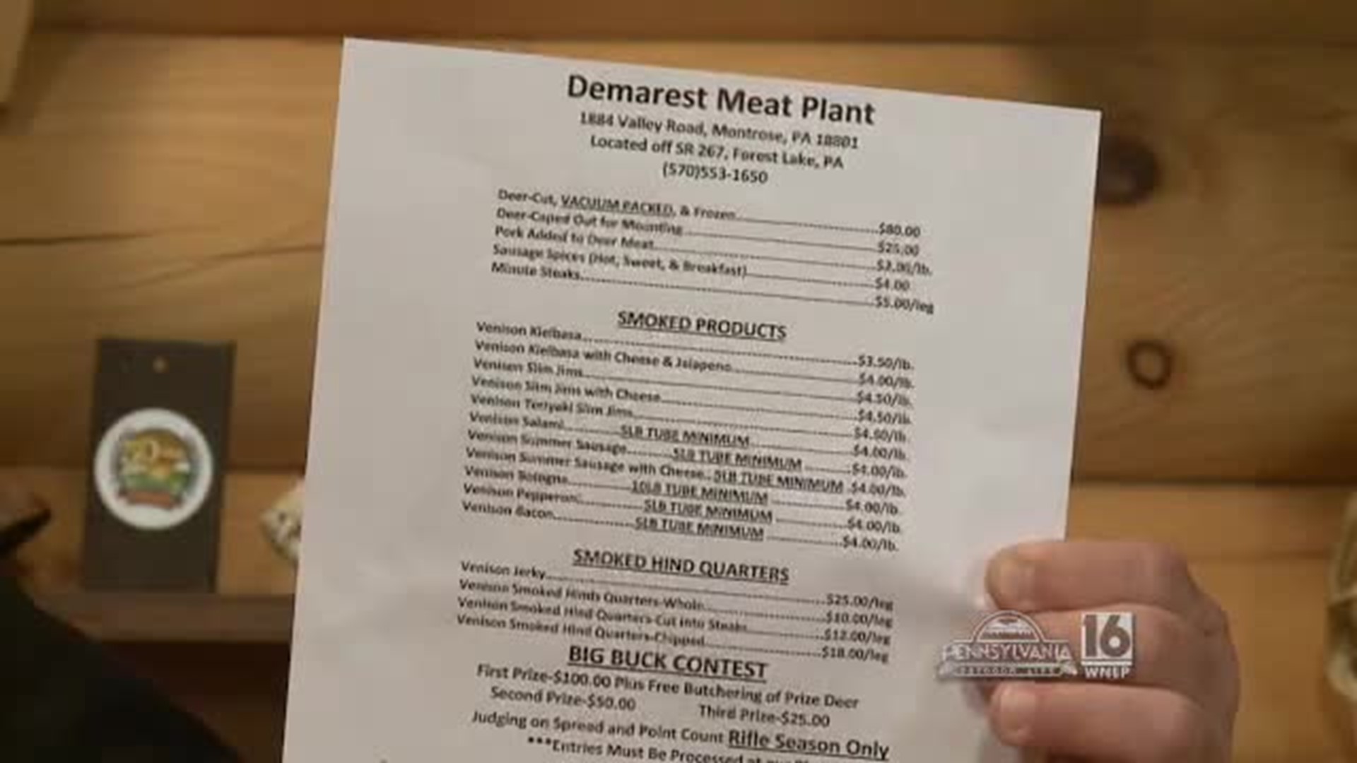 Demarest Meat Plant Product Giveaway