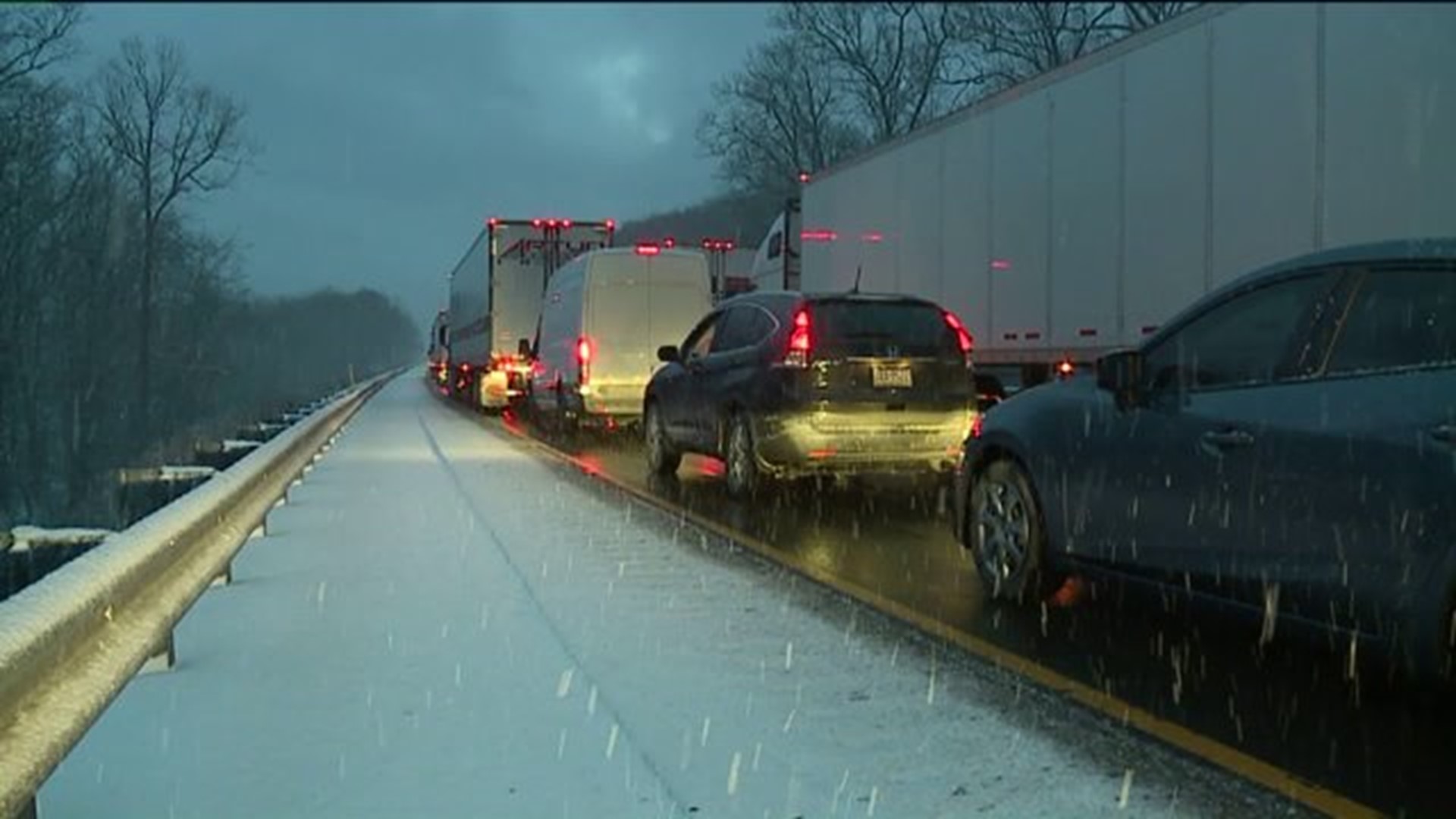 Interstate 80 Back Open in Clinton County after Pileup