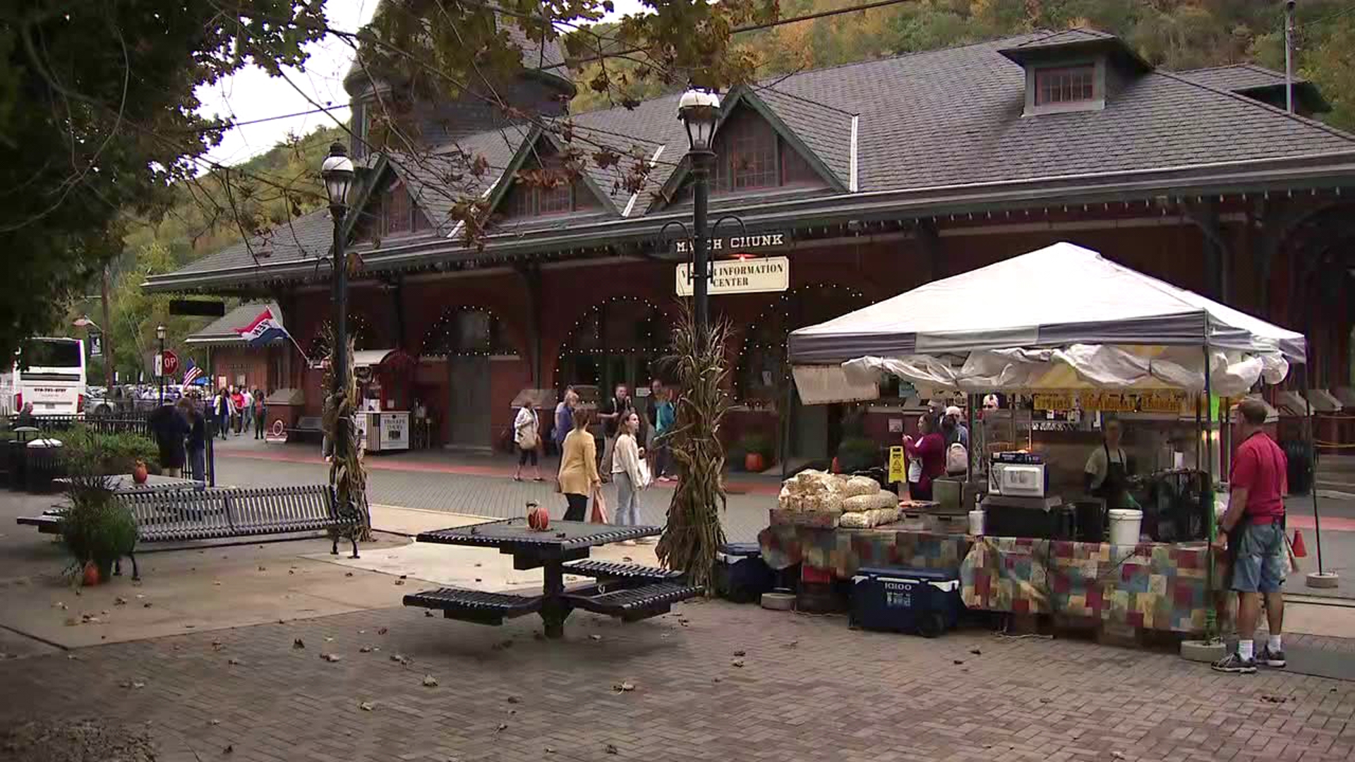 Thousands are expected to pack Jim Thorpe every weekend in October to view the leaves and enjoy the season's sights, smells, and tastes.