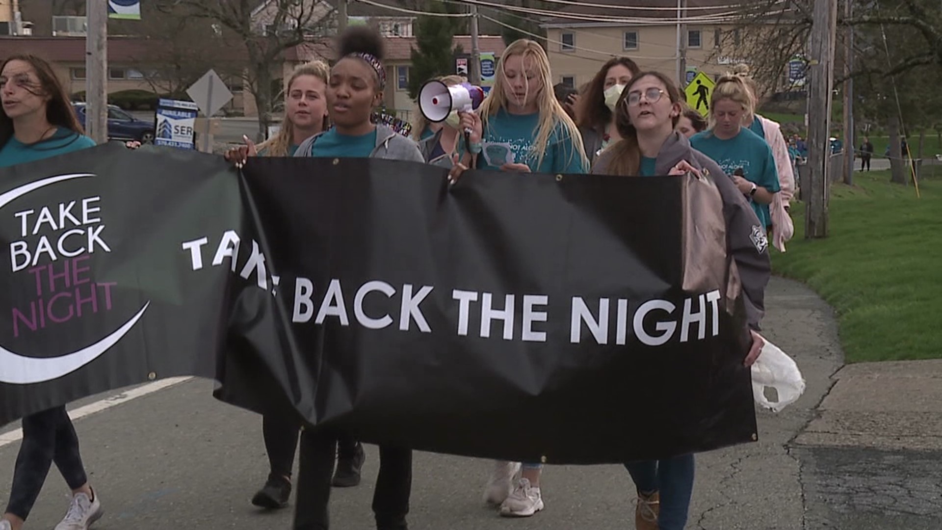 Take Back the Night March in East Stroudsburg, Pennsylvania