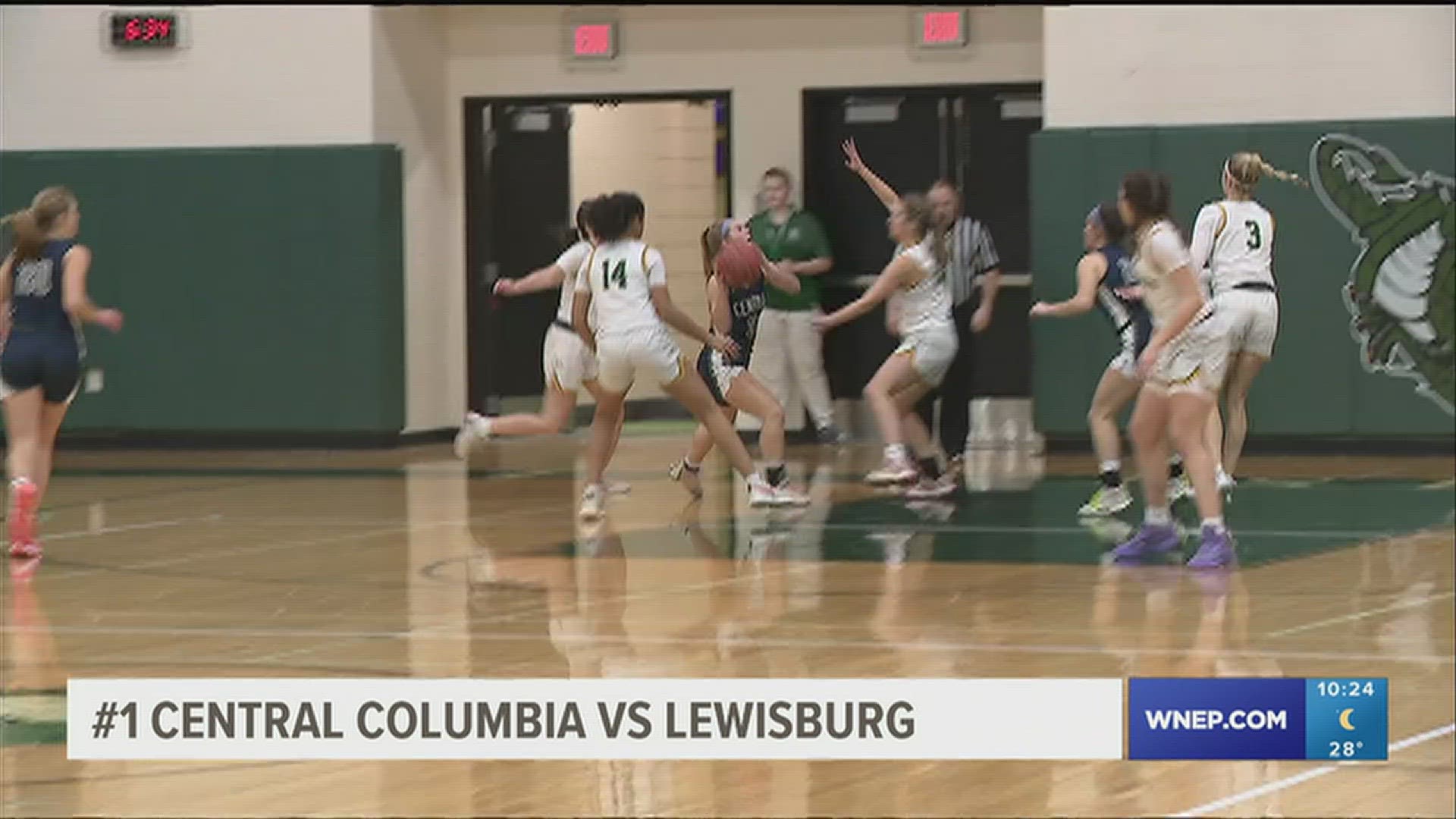 Central Columbia girls ended their regular season with a win against Lewisburg.