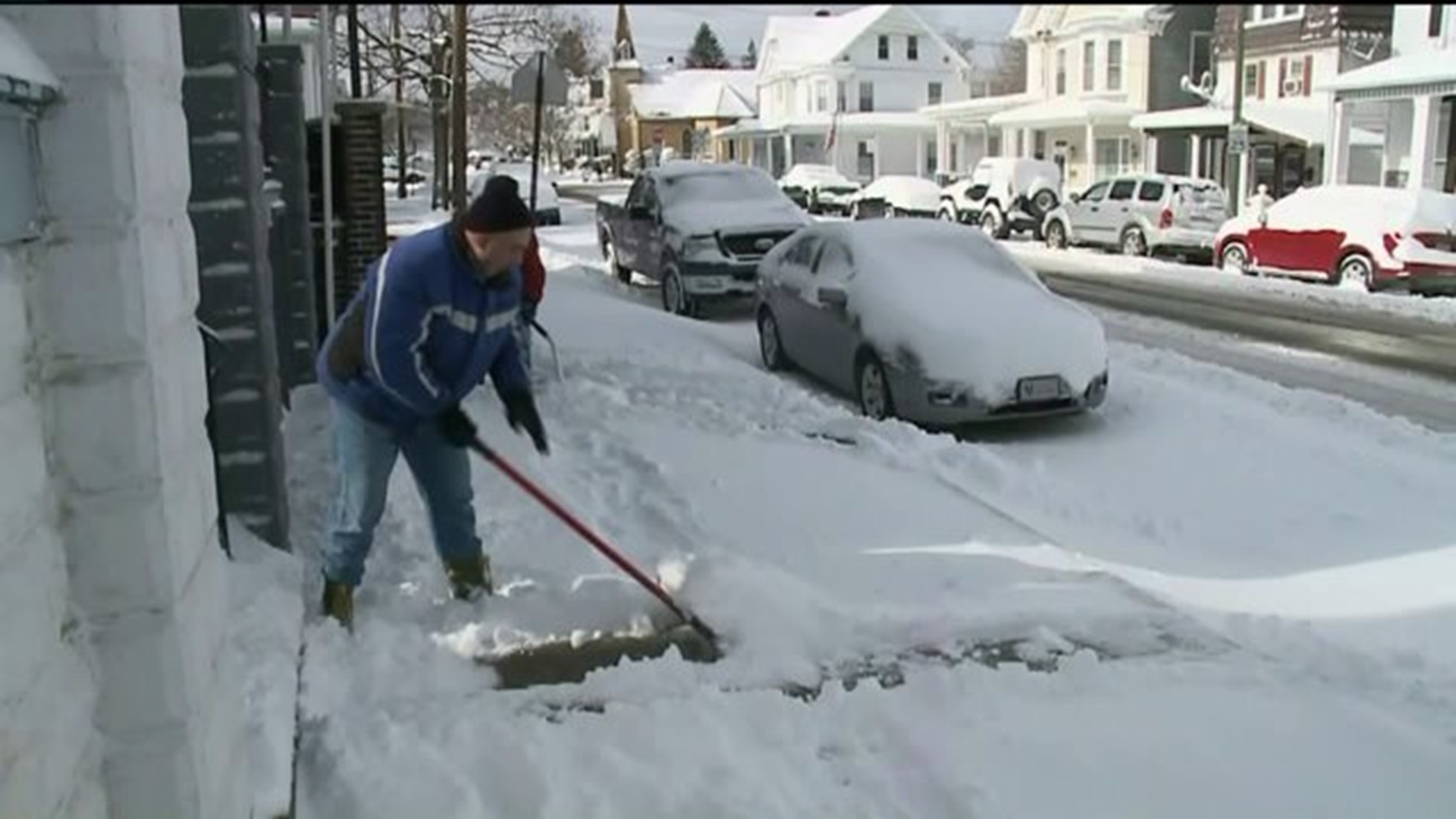 Be Careful While Shoveling Snow