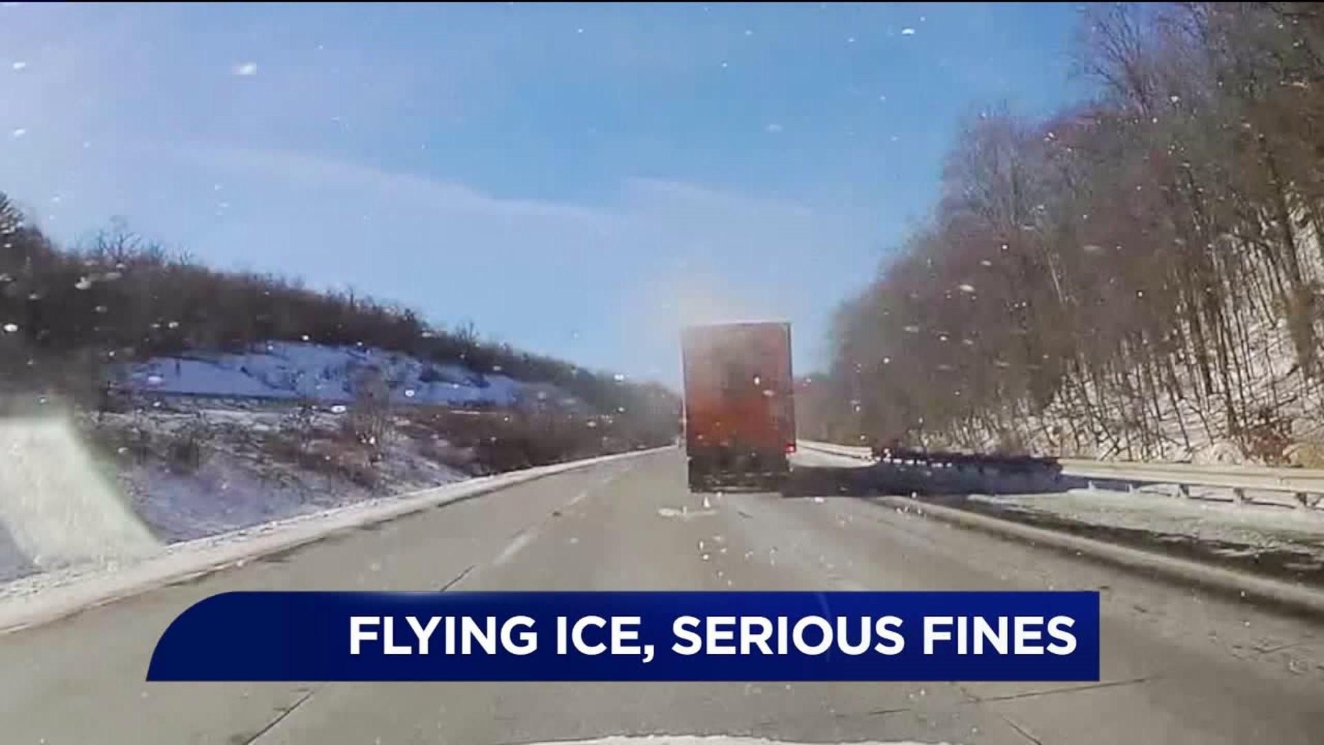 Flying Ice Causing Serious Fines