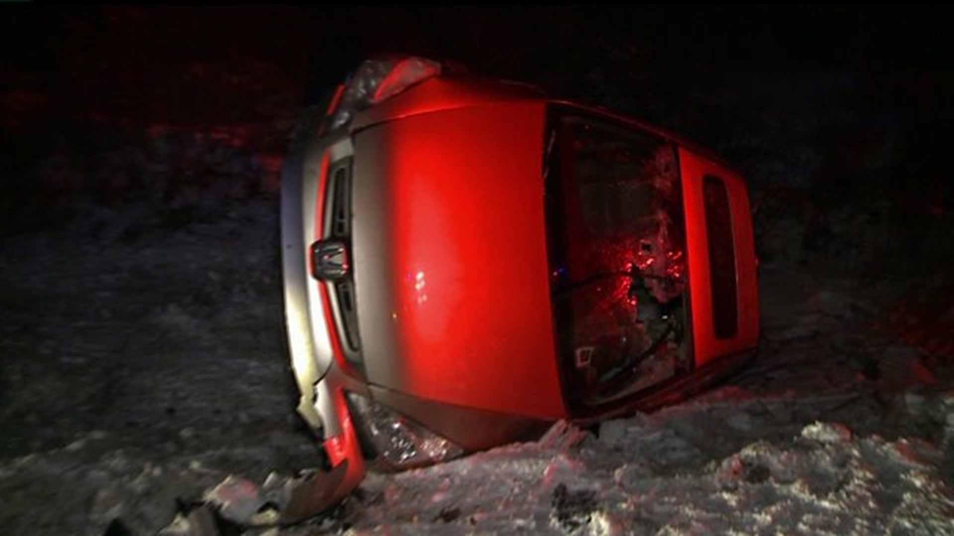 Slick Road Causes Lackawanna County Crash | wnep.com