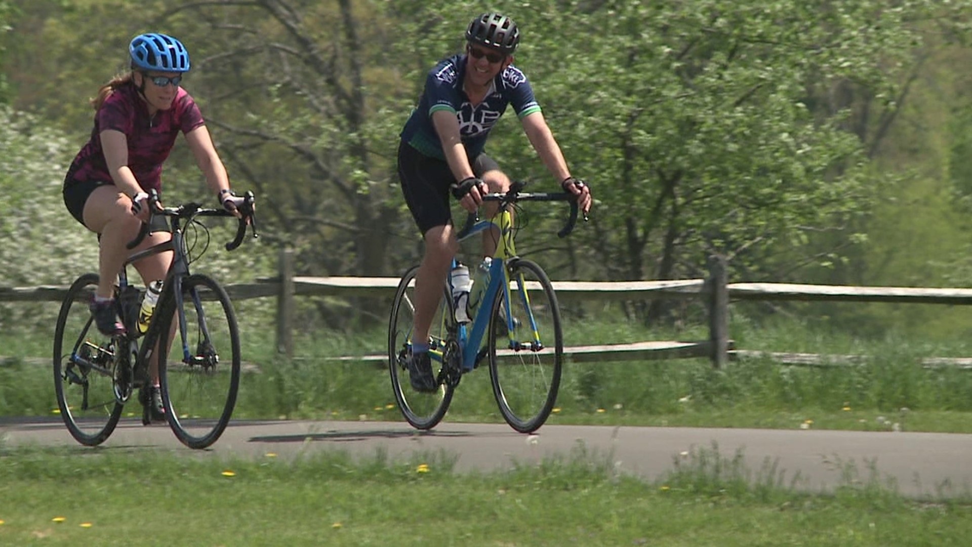 Cyclists took part in the 13th Annual Spencer Martin Memorial Bike Ride for Habitat began at 9 a.m. on Sunday.