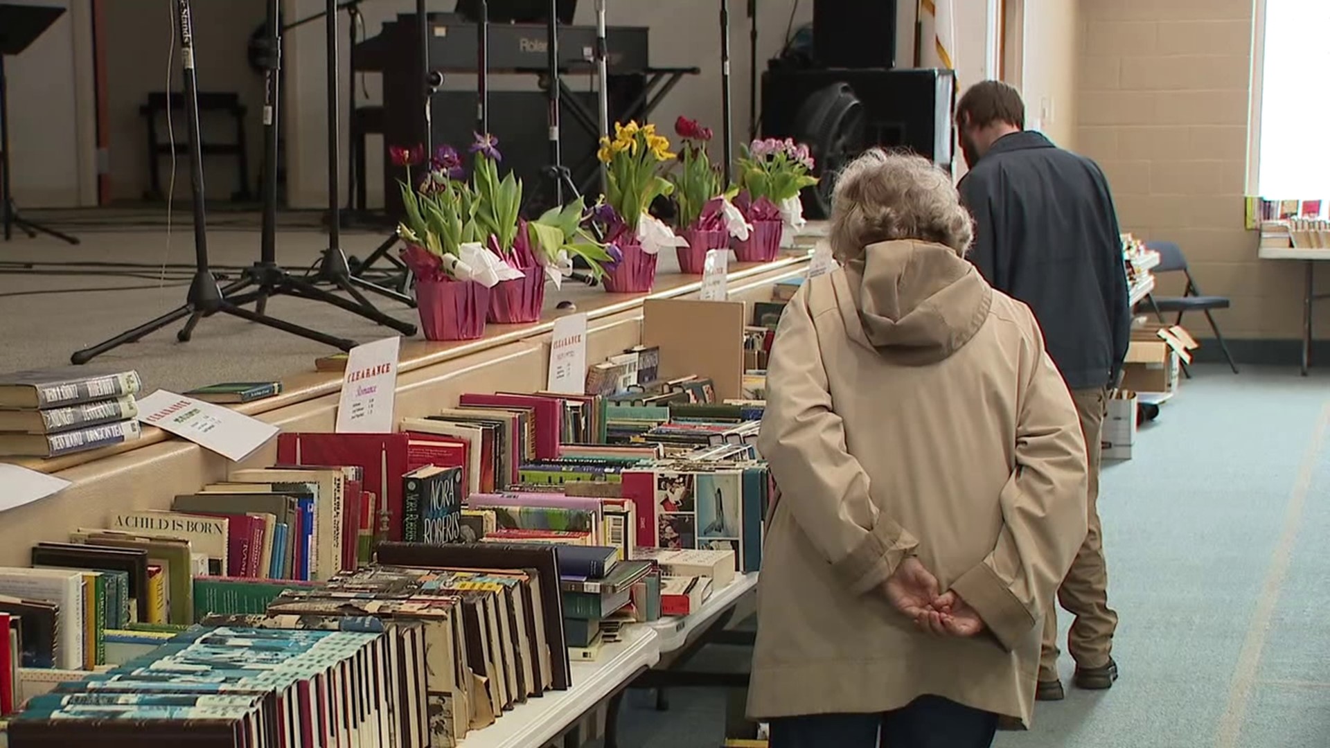 The Columbia County Traveling Library is having its semi-annual giant book sale. They travel to townships in Columbia County, where there isn't a traditional walk-in