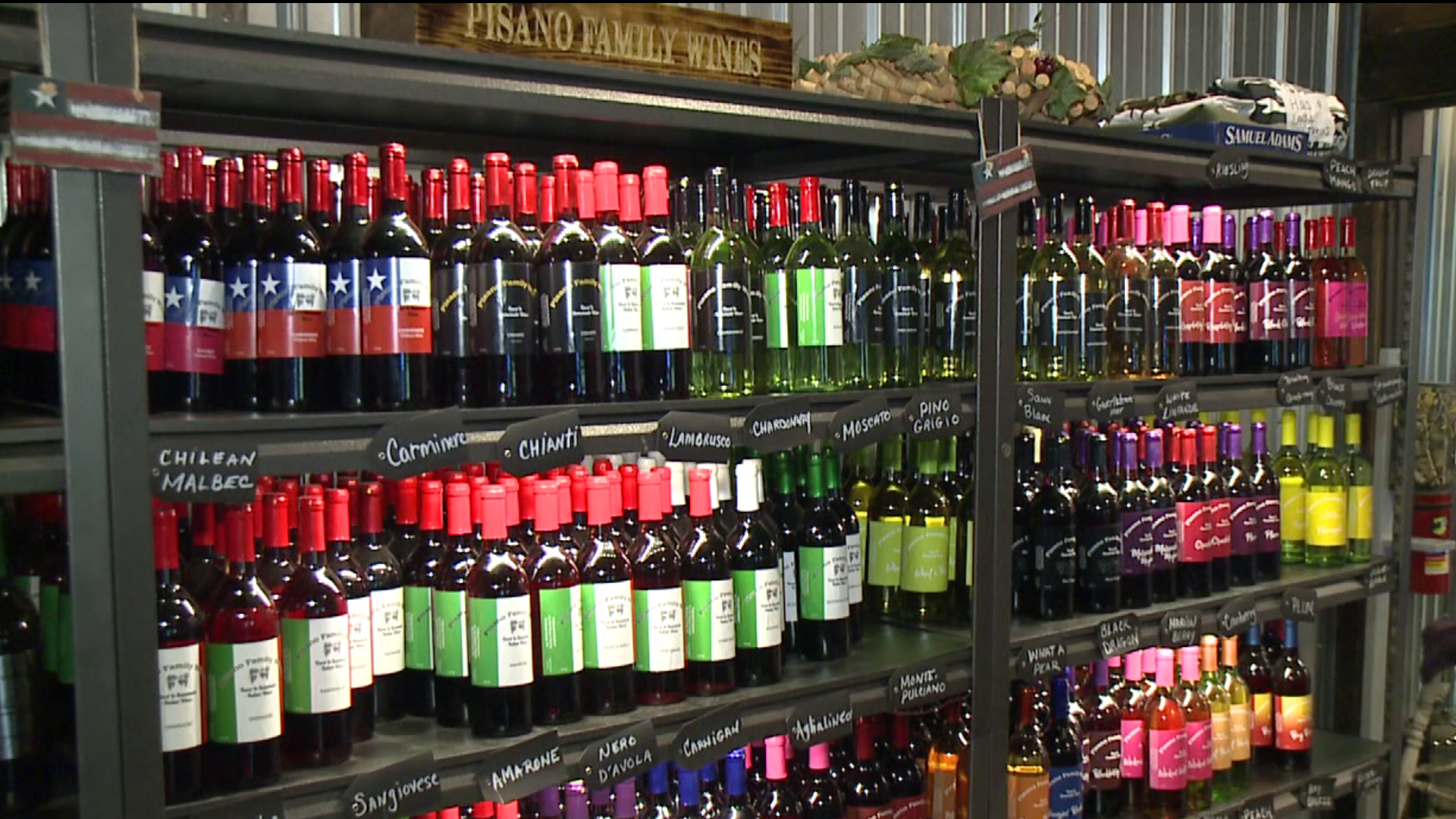 Pisano Family Wines in Lehman Township is open now, but it was told to shut down for a zoning violation that the owner says is unclear.
