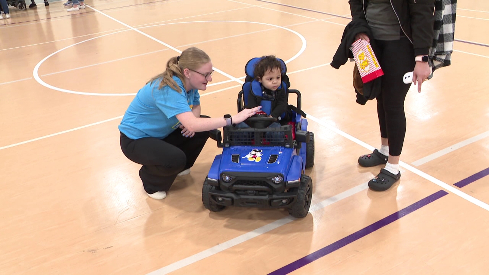University of Scranton students helped give the gift of mobility to kids at a special Go Baby Go event.