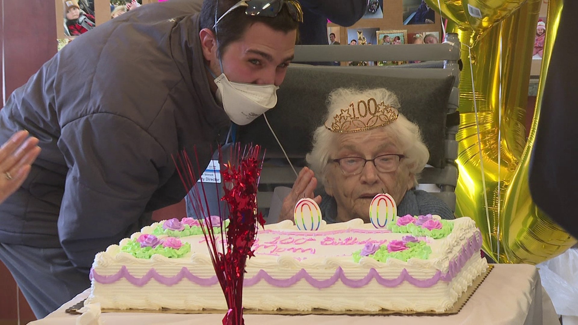 A Lackawanna County woman shares her secret for living to 100 years old.