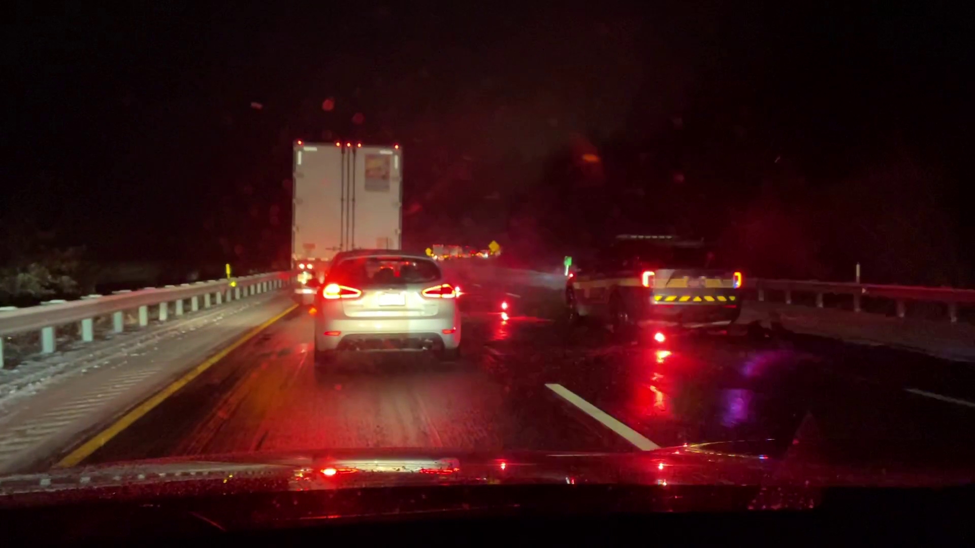 Traffic is backed up on I-81 in Luzerne County for reports of a crash.