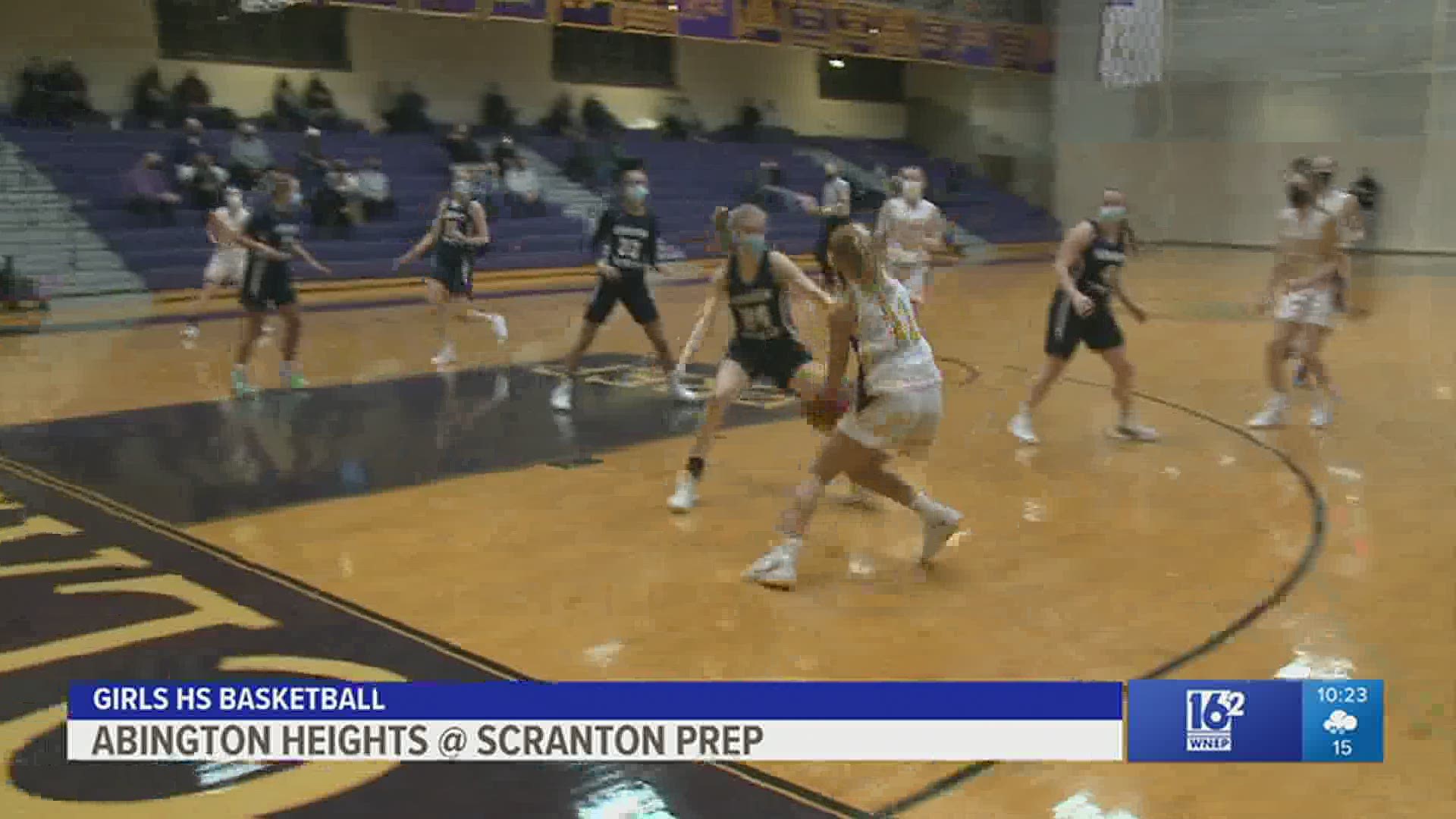 Scranton Prep handles Abington Heights 53-33 in girls HS basketball