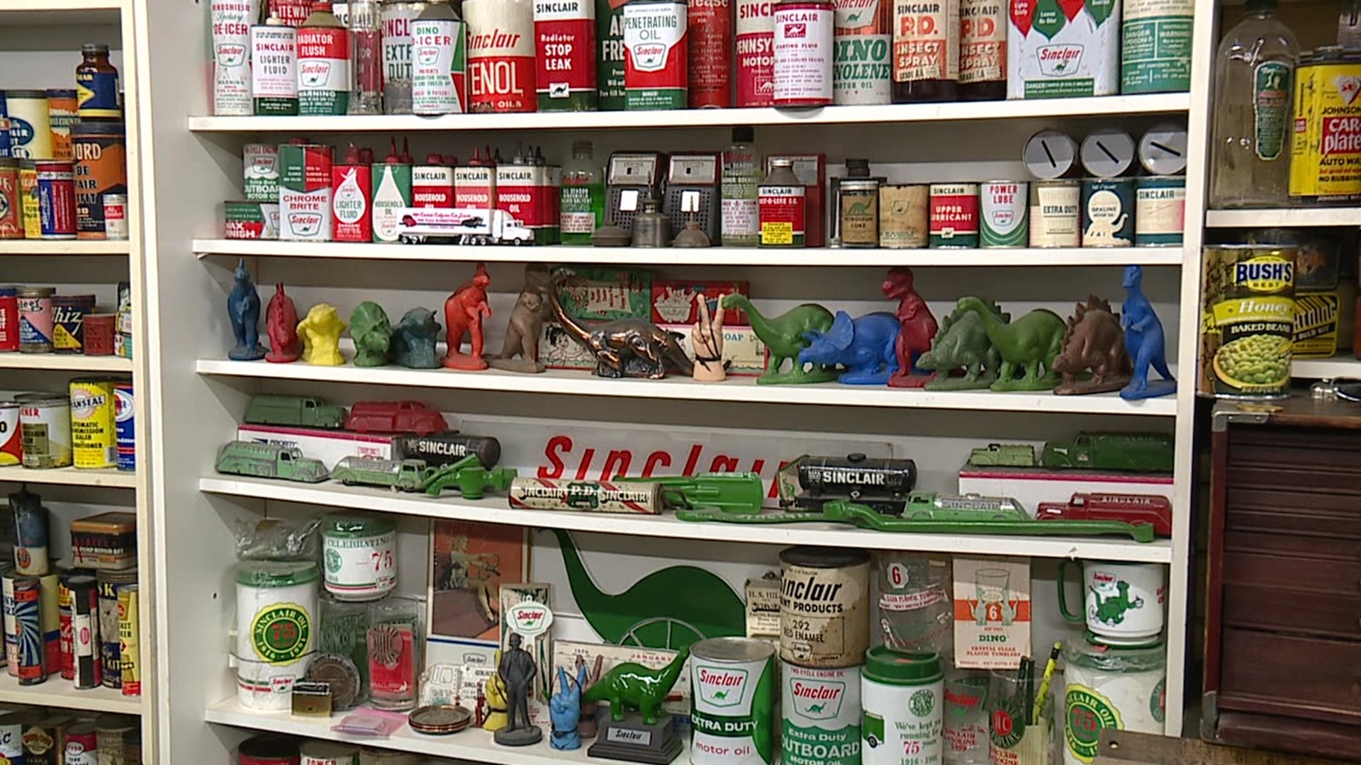 The owner of the Clifford Home and Auto Center has a collection of car components dating back decades.