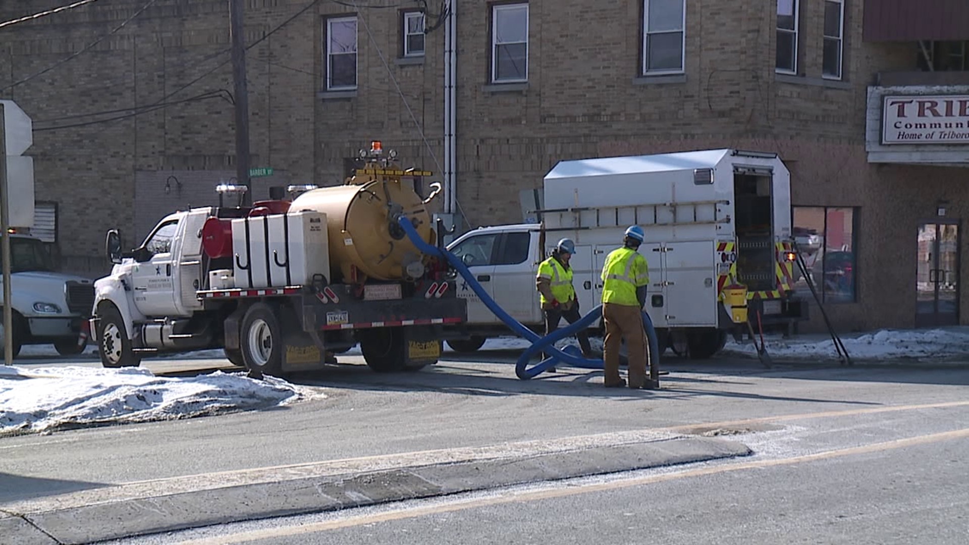 Some without any running water as crews continue searching for the broken water main.