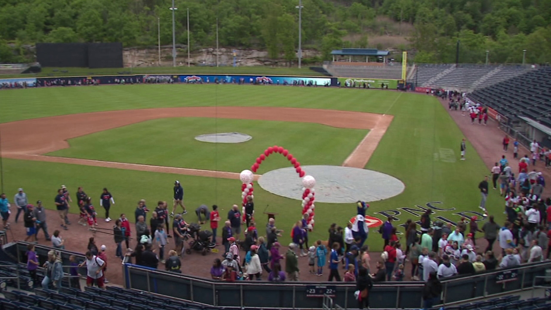 Folks came out to PNC Field in Moosic early Saturday morning to recognize Stroke Awareness Month.