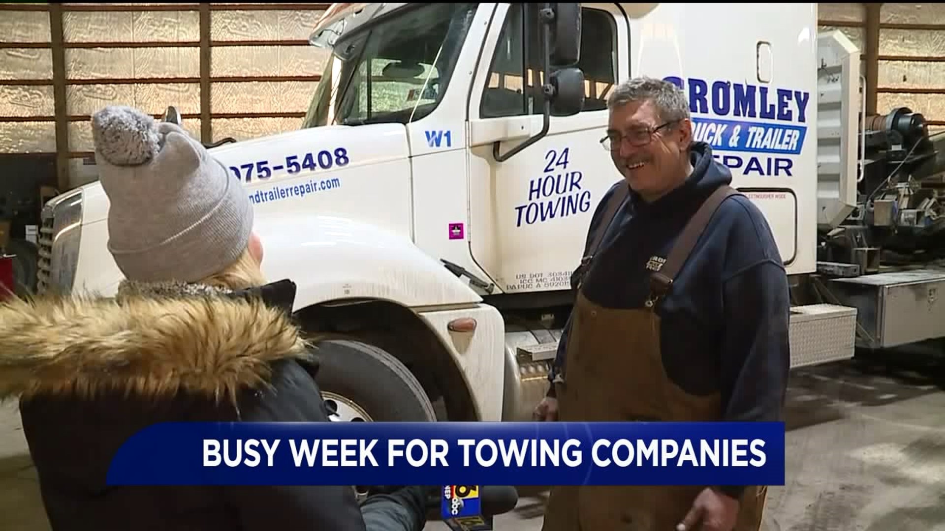 Busy Week for Towing Companies