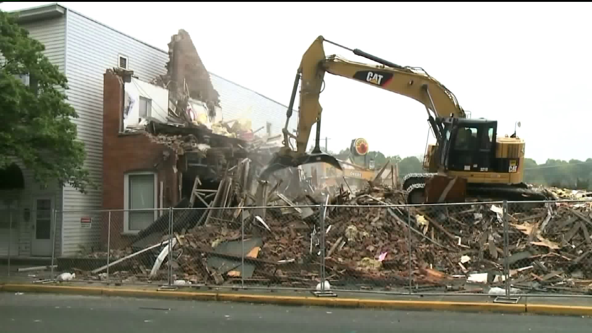 Demolition in Stroudsburg to Make Way for Rite Aid