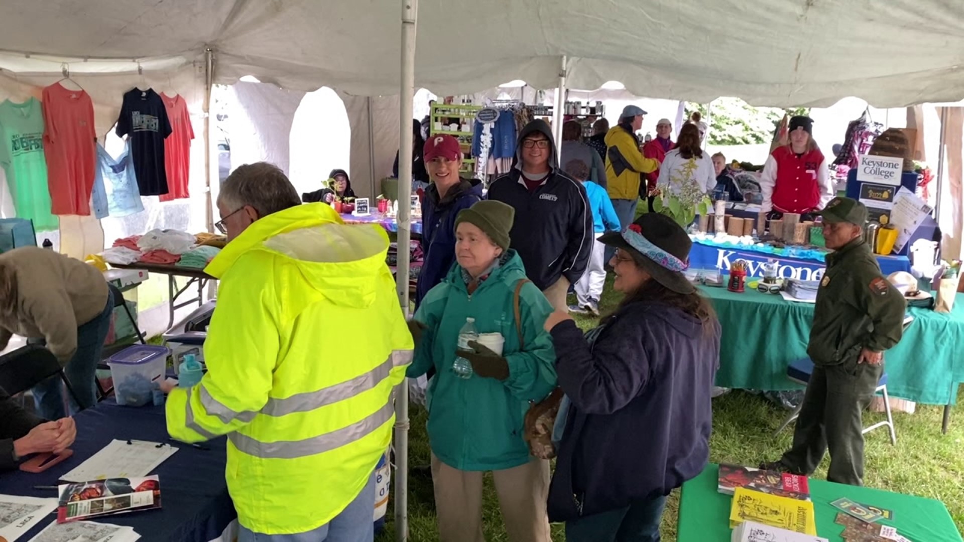 RiverFest returned to the Electric City Saturday as folks came out despite the rain to celebrate along the Lackawanna River.