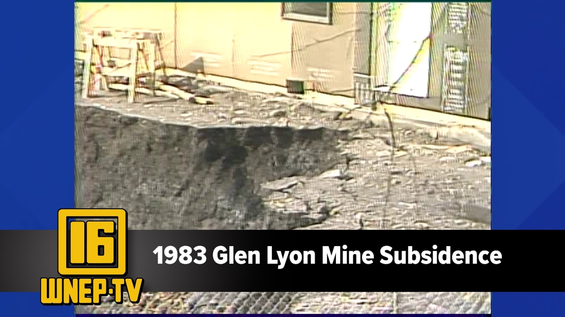 Newswatch 16 was in Glen Lyon back in 1983, while the low-income housing was being built in that part of Newport Township, and a sinkhole opened up.