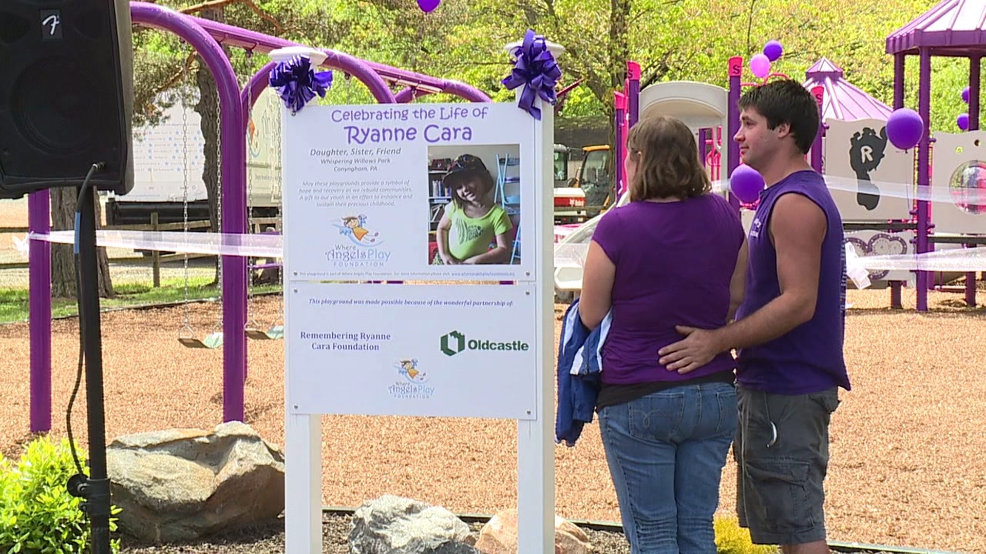 Playground Dedicated to Memory of Young Girl