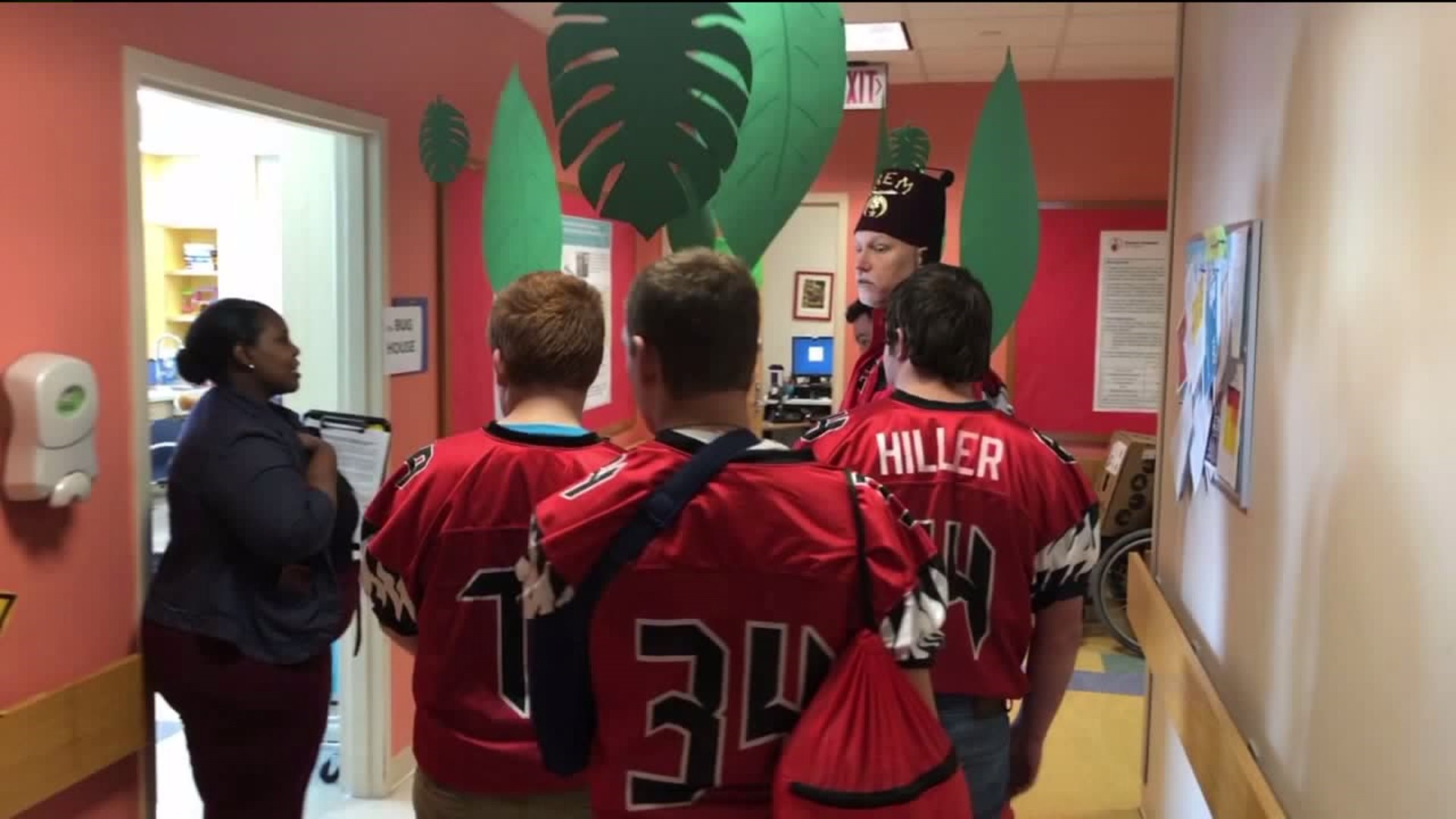 Shrine Bowl: Players Meet Hospital Patients Who Benefit from Game