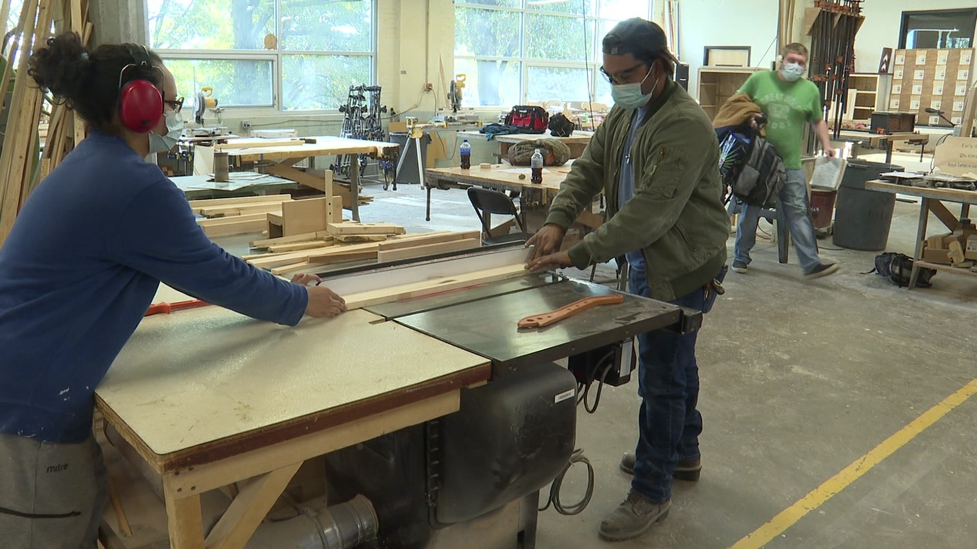 Students at Johnson College in Scranton are refining their skills, and soon, they'll be using what they've learned to build for the greater good.