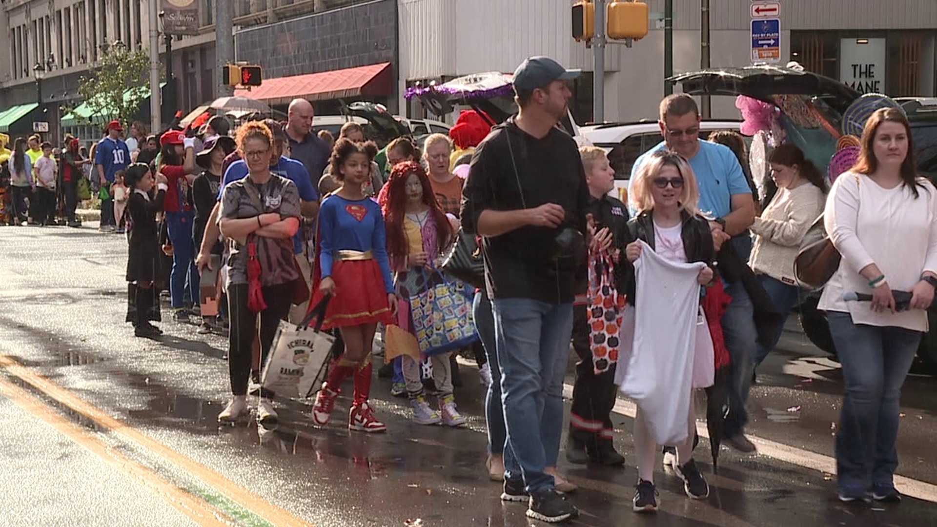 The trunk or treat along Wyoming Avenue drew more than a thousand people to downtown Scranton on Saturday.