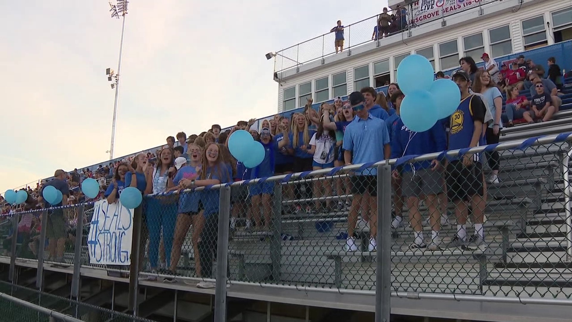 A similar effort to honor a student in Luzerne County took place in Snyder County Friday night.