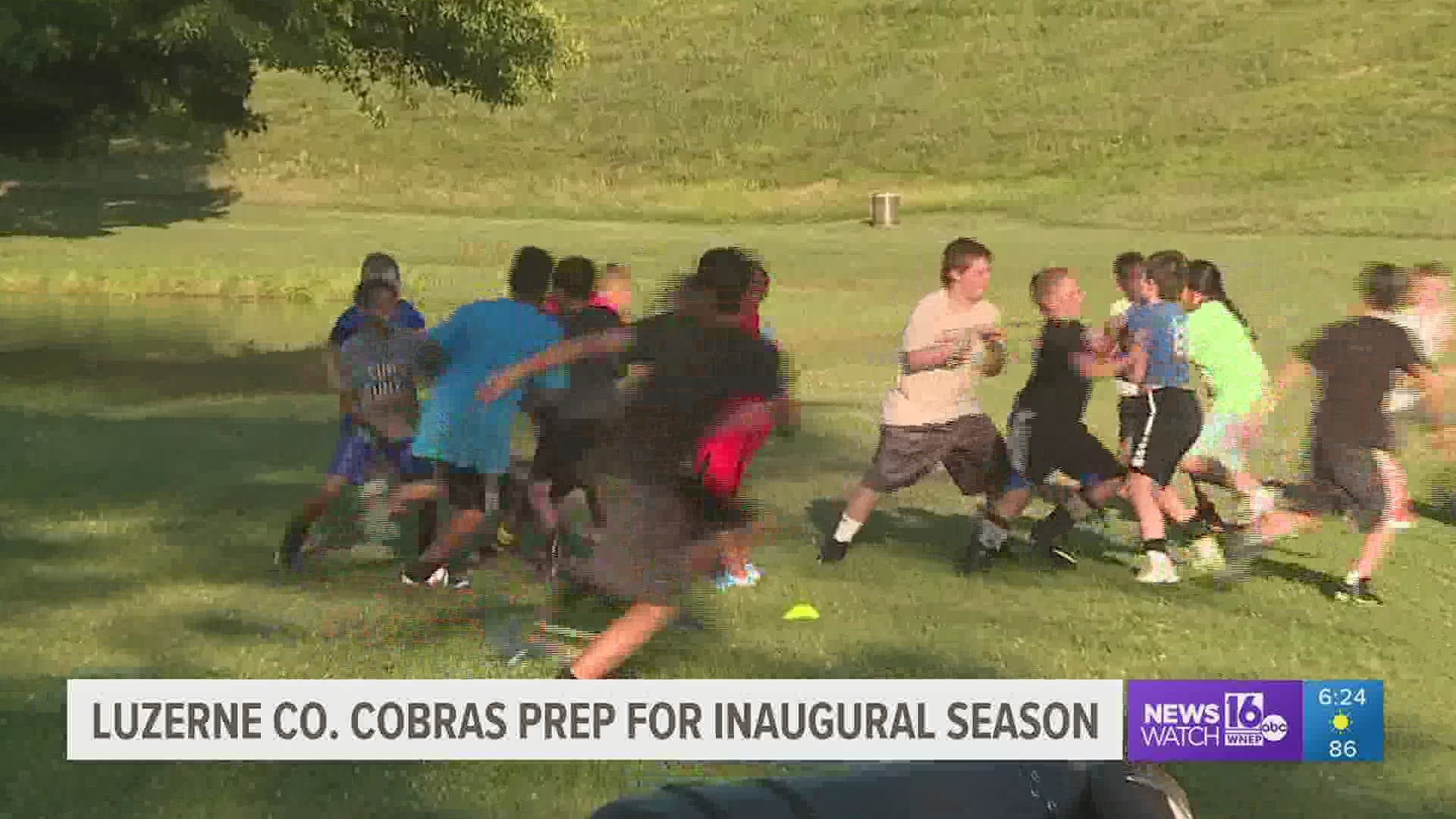 Luzerne County Cobras AAU football kicks off