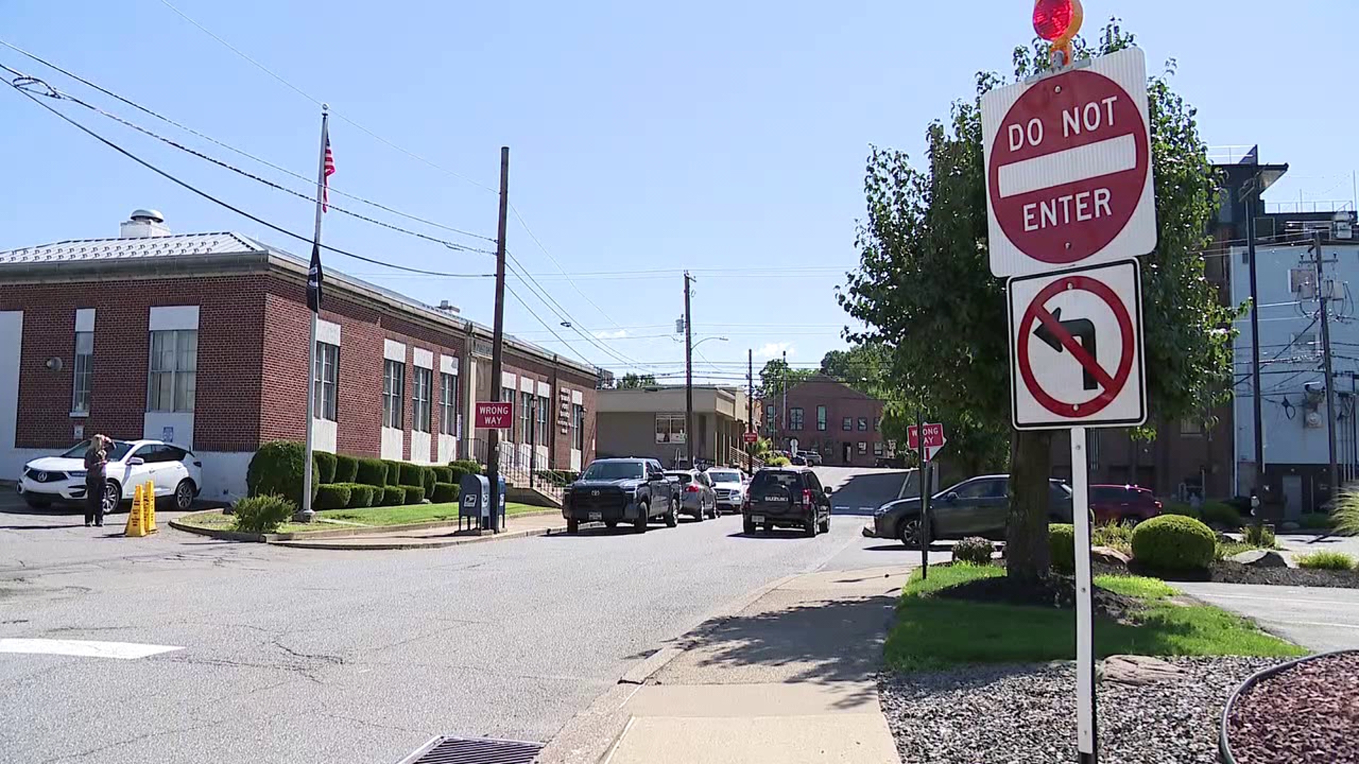 Police are warning drivers that starting Tuesday, Dock Street in downtown Pittston is now one-way.