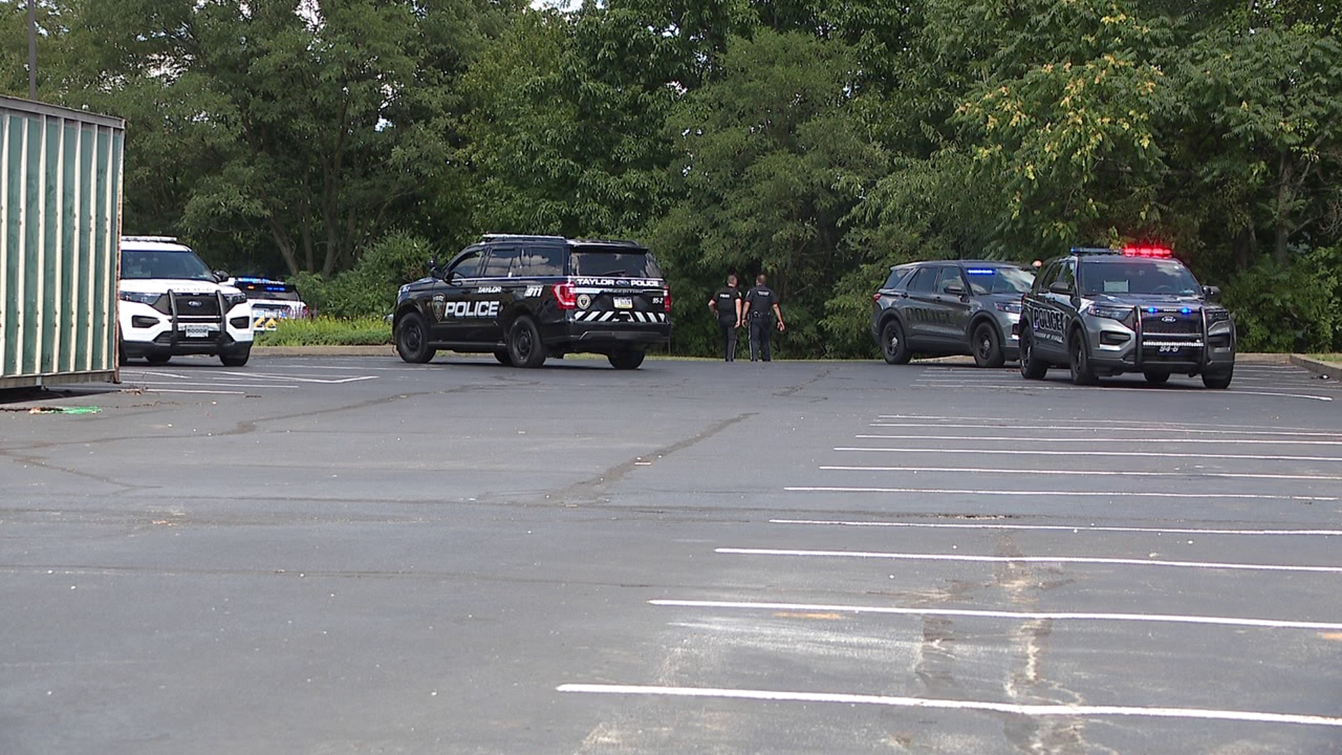 Multiple people were arrested after a suspicious bank transaction attempt led to a chase on Friday afternoon.