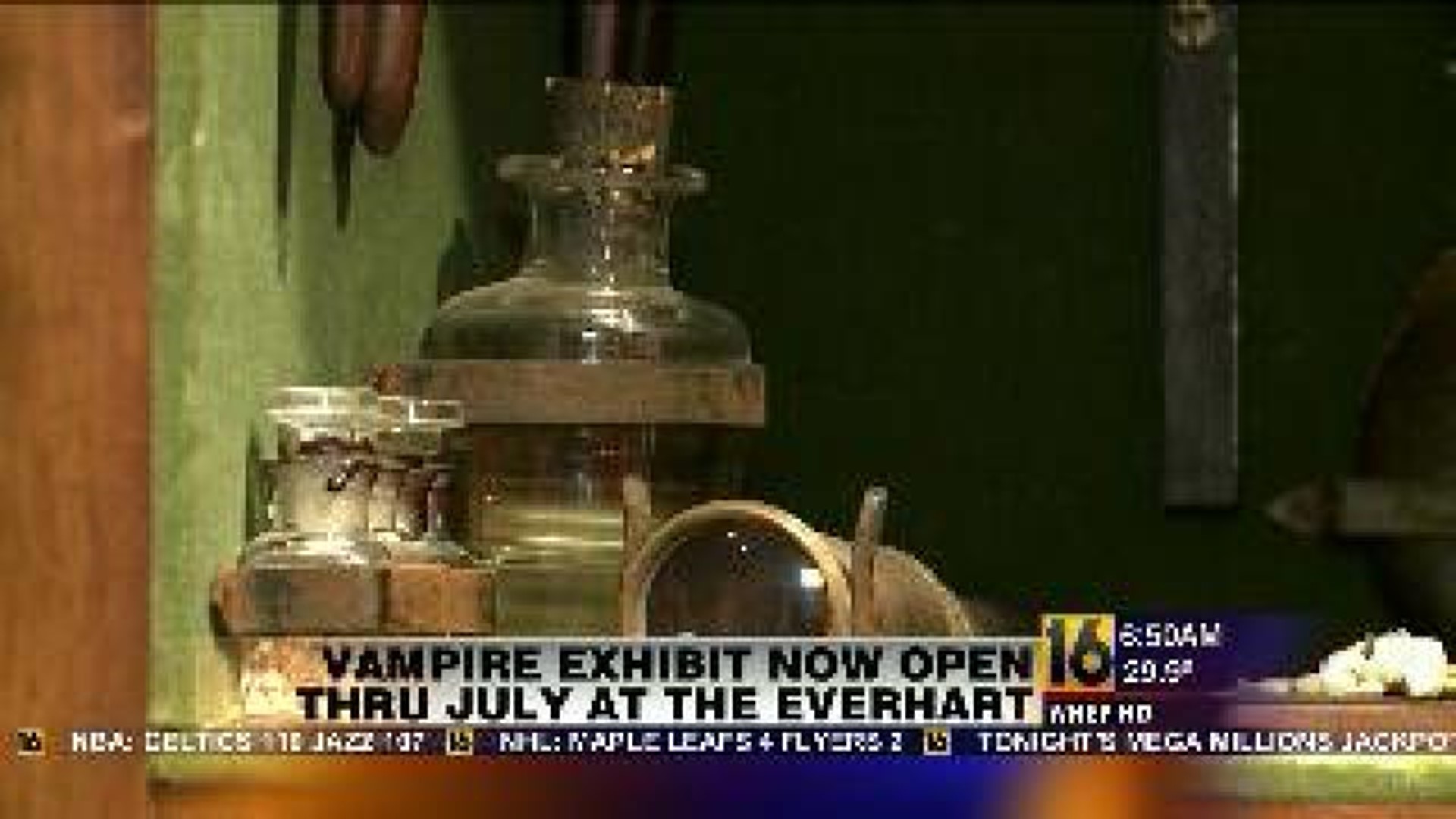 Vampire Exhibit Open at Everhart