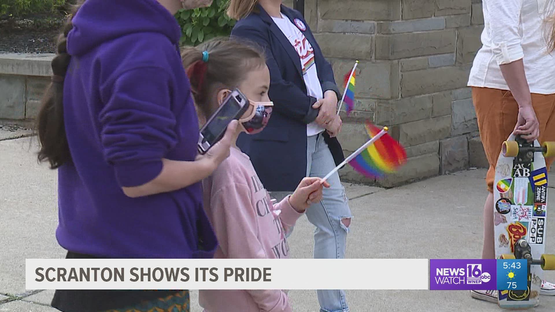 June 1 marks the start of Pride month a celebration of the LGBTQ community. Tuesday morning, the Pride flag was hoisted at Scranton City Hall.