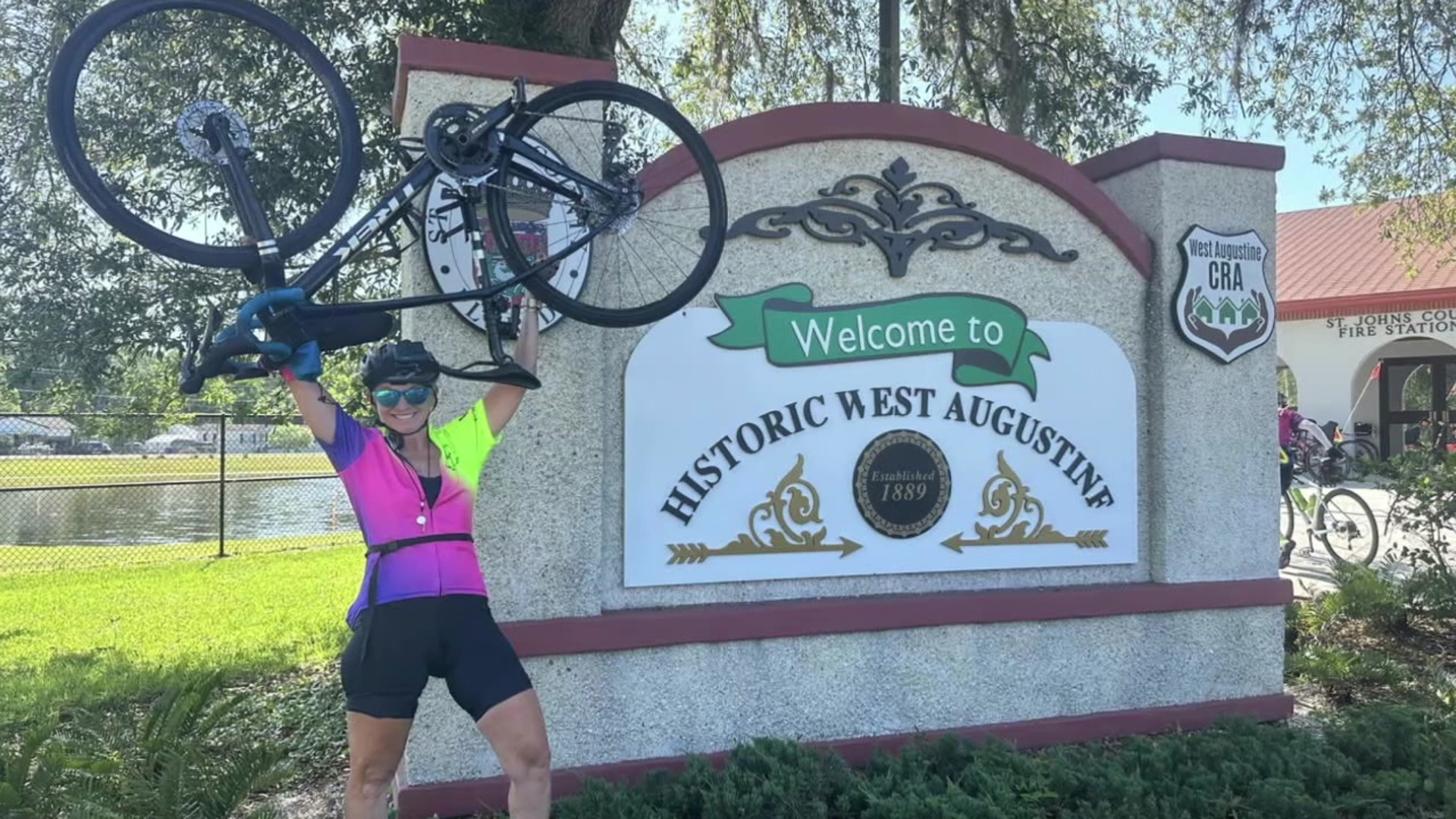 A former Sullivan County commissioner just finished a 60-day bike ride across the country, but the trip was about more than just the sights.