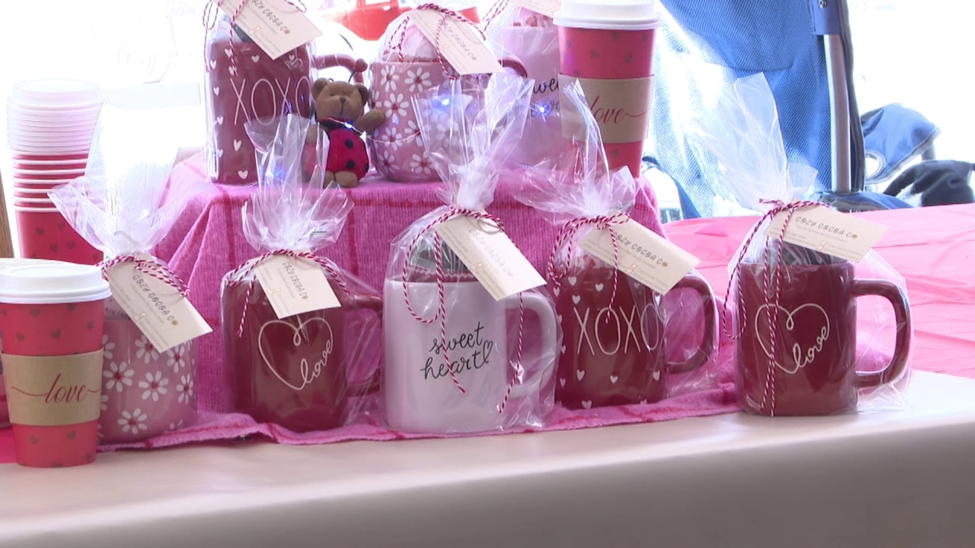 With less than two weeks until Valentine's Day, a business in Luzerne County held a handmade shopping event.